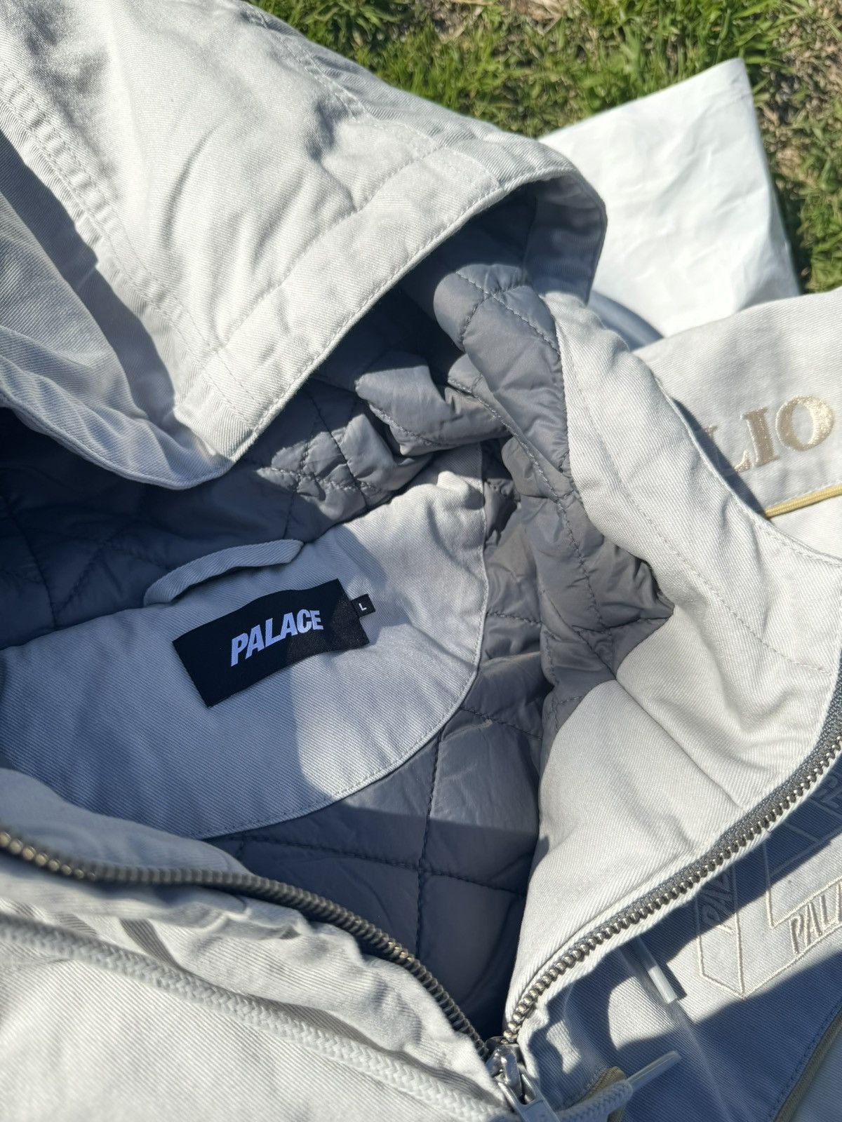 Palace Palace Pasta Jacket Gray (Size Large) Size US L / EU 52-54 / 3 - 15 Thumbnail