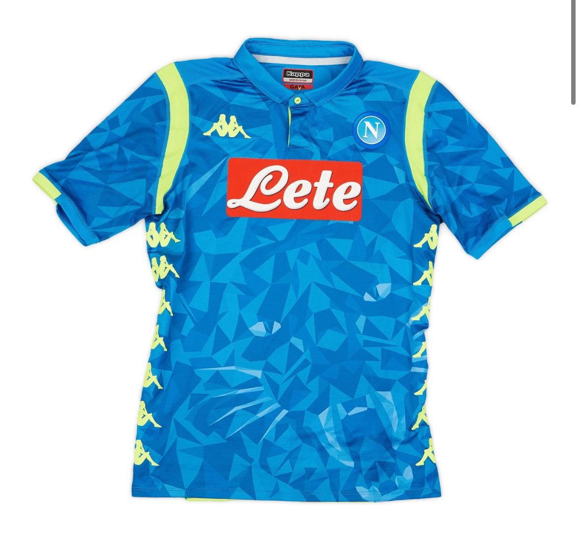 Kappa SSC Napoli 2018/19 Third Jersey Kappa Lete Blue Panther Size US M / EU 48-50 / 2 - 1 Thumbnail
