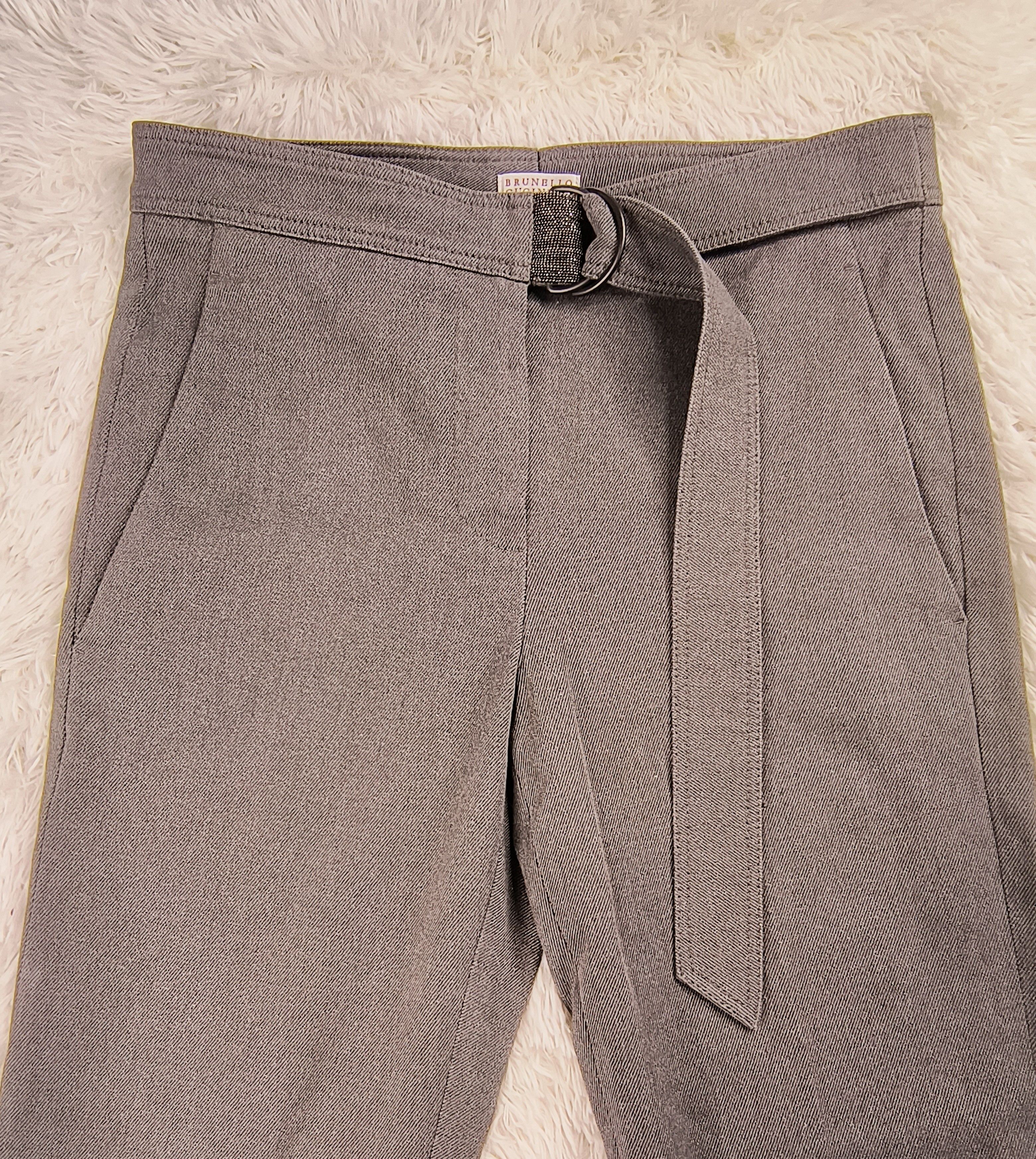 Brunello Cucinelli Brunello Cucinelli trouser belt woman pants Size 29" - 1 Thumbnail
