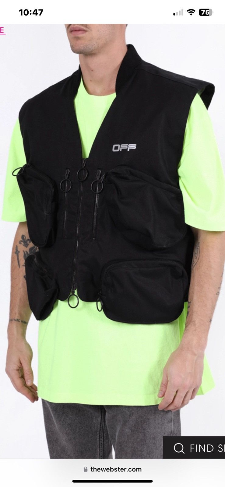 Off-White Off-White Virgil Abloh Tactical Vest Size US M / EU 48-50 / 2 - 17 Thumbnail