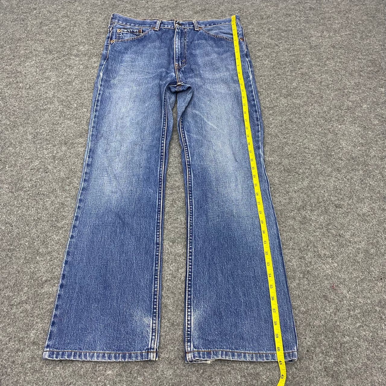 Japanese Brand 💥Flare💥Vintage Levis Flare Denim Size US 33 - 3 Thumbnail