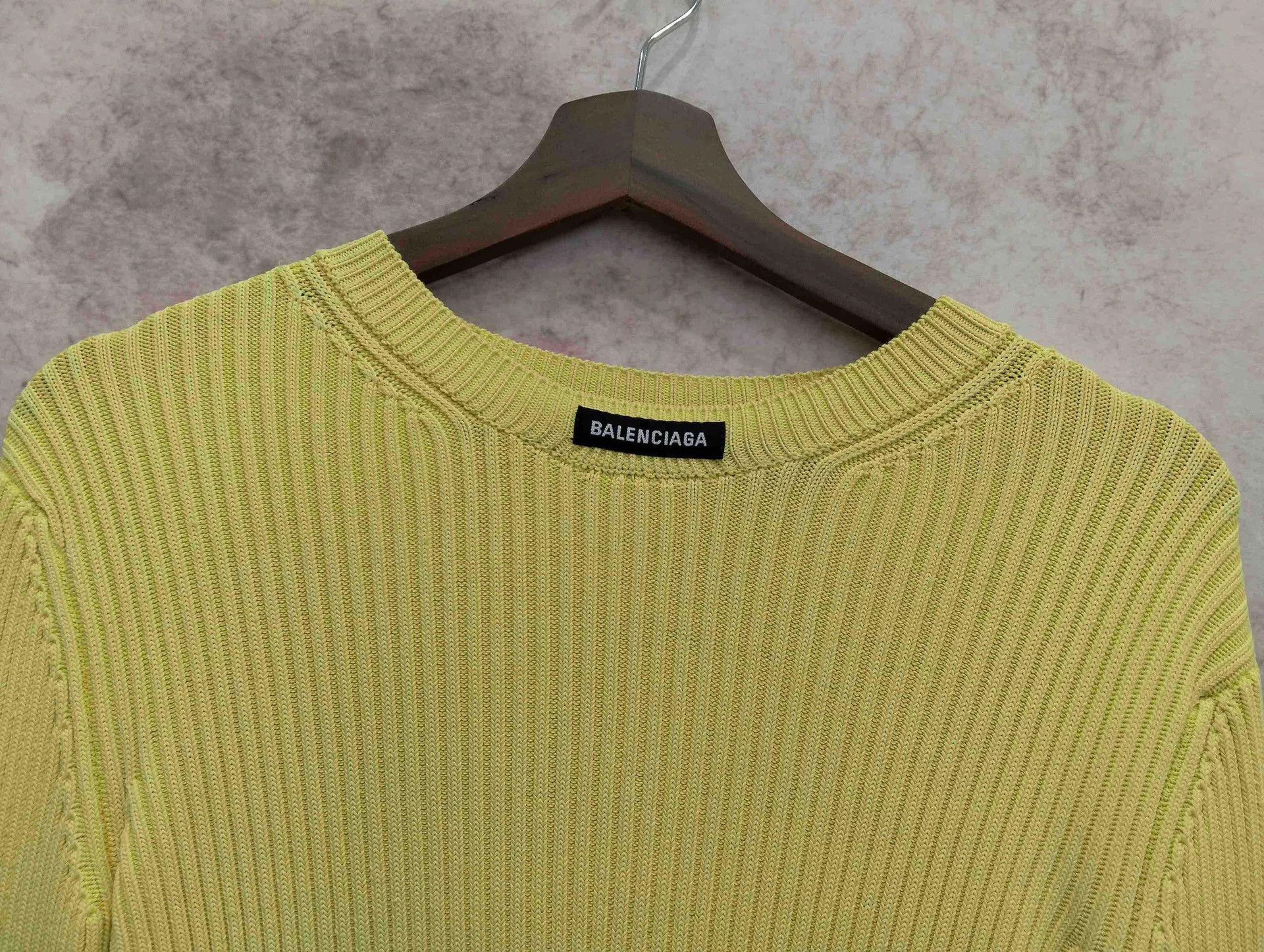 Balenciaga Balenciaga crewneck knit top S 95 New Size S / US 4 / IT 40 - 6 Thumbnail