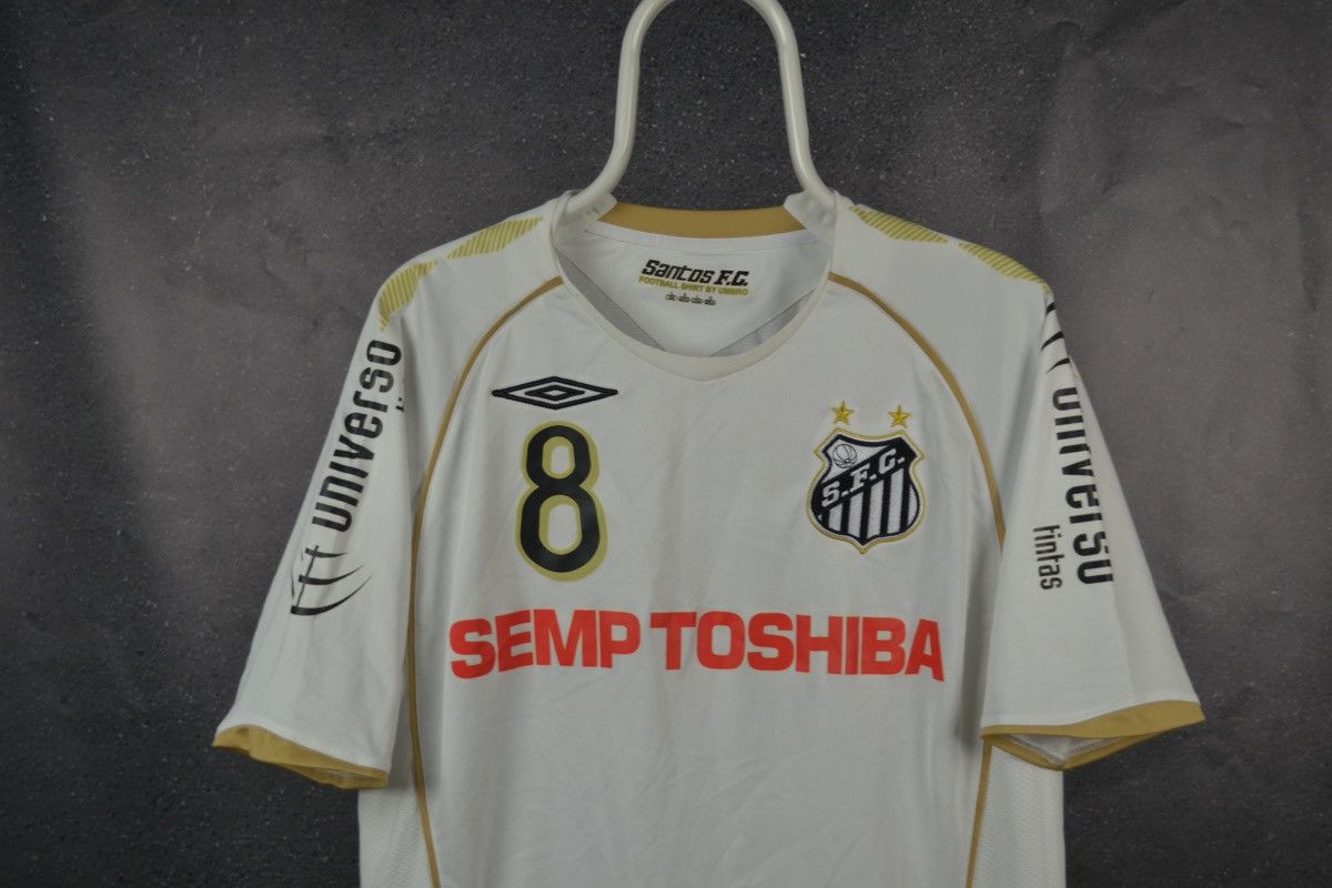 Umbro Vintage Santos FC Brazil 2007 2008 soccer jersey Umbro Size US L / EU 52-54 / 3 - 3 Thumbnail