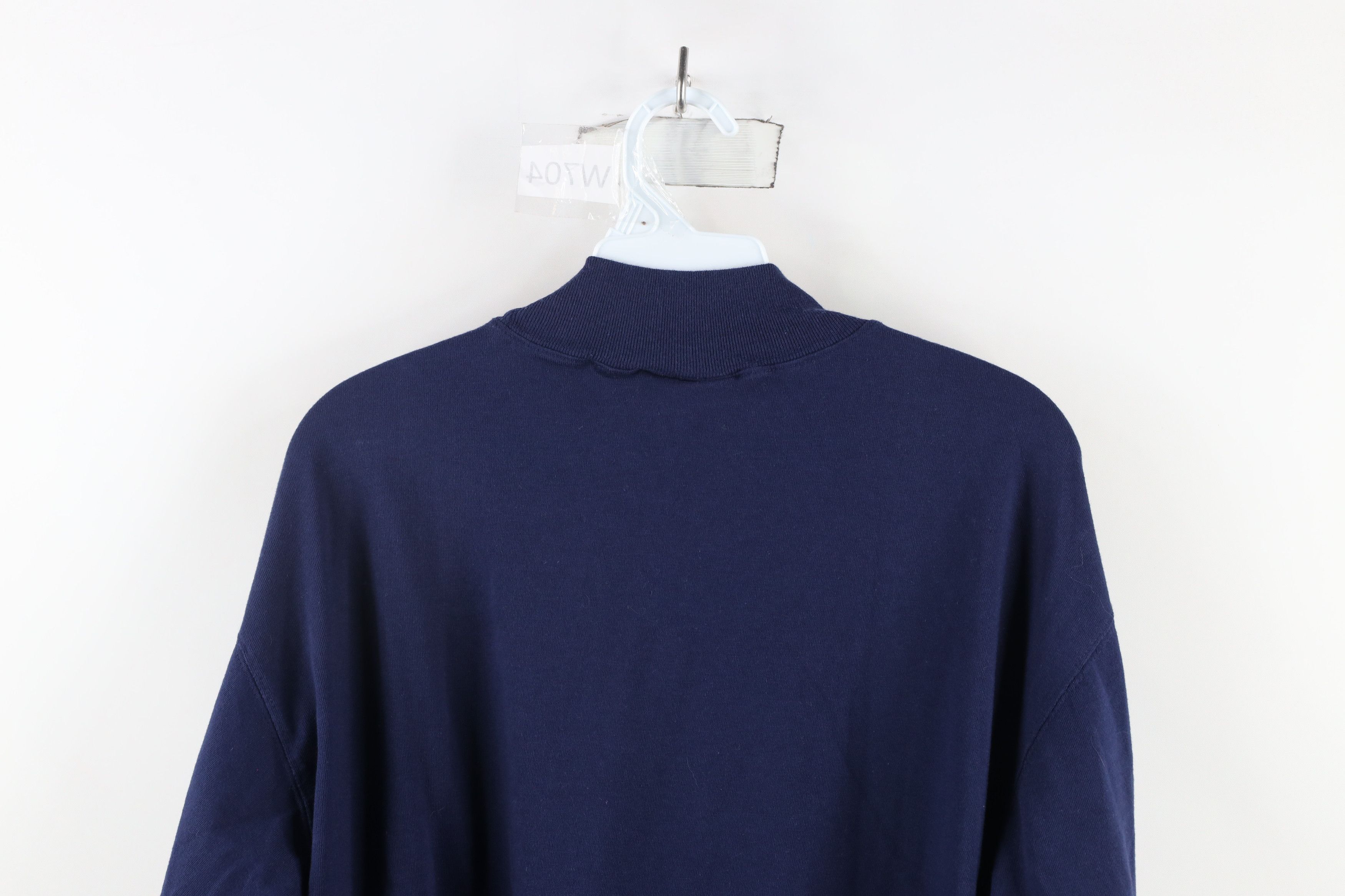 Vintage Vintage 90s Streetwear Blank Mock Neck Long Sleeve T-Shirt Size US M / EU 48-50 / 2 - 7 Thumbnail