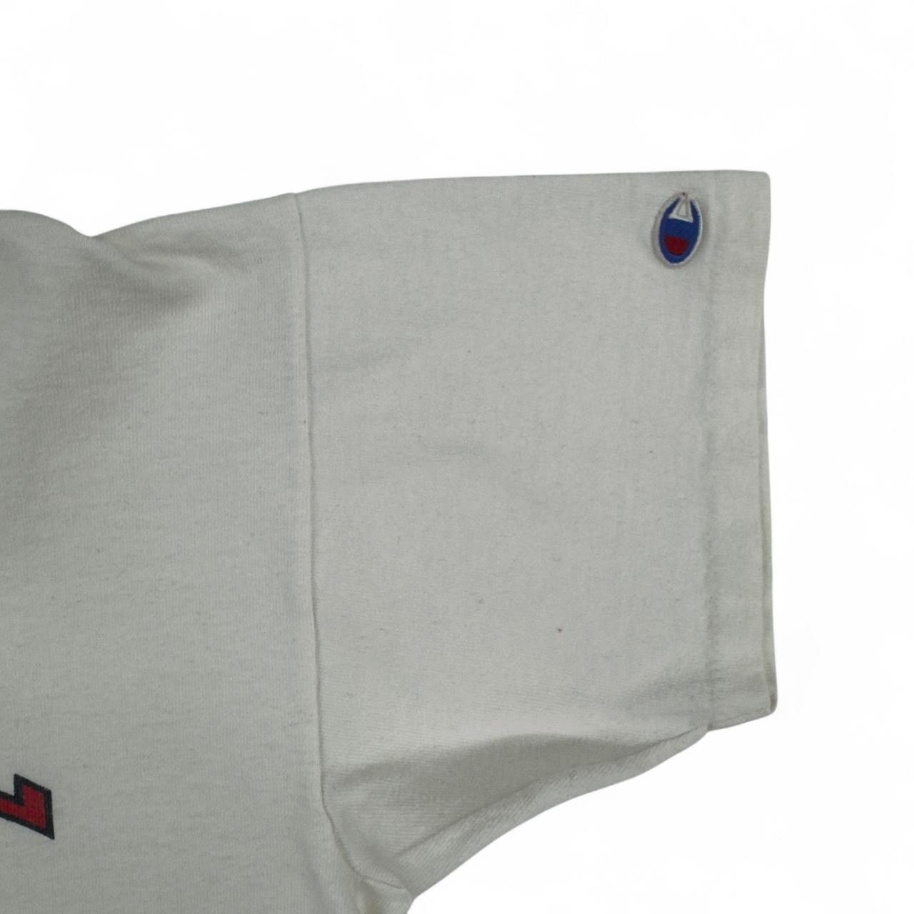 Champion Cornell University white and red football tee football Size US L / EU 52-54 / 3 - 3 Thumbnail