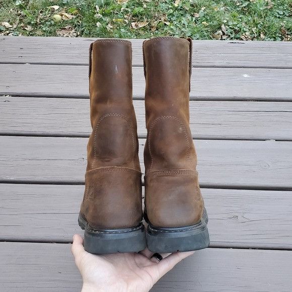 Caterpillar CAT Caterpillar Revolver Brown Oiled Leather Distressed Boot Size US 13 / EU 46 - 4 Thumbnail