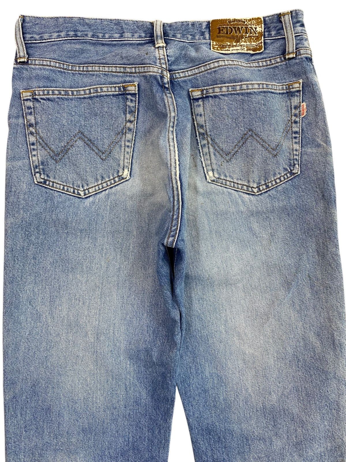 Edwin Edwin Vintage Whiskers Faded Wash Style Ripped Jeans Size US 32 / EU 48 - 4 Thumbnail