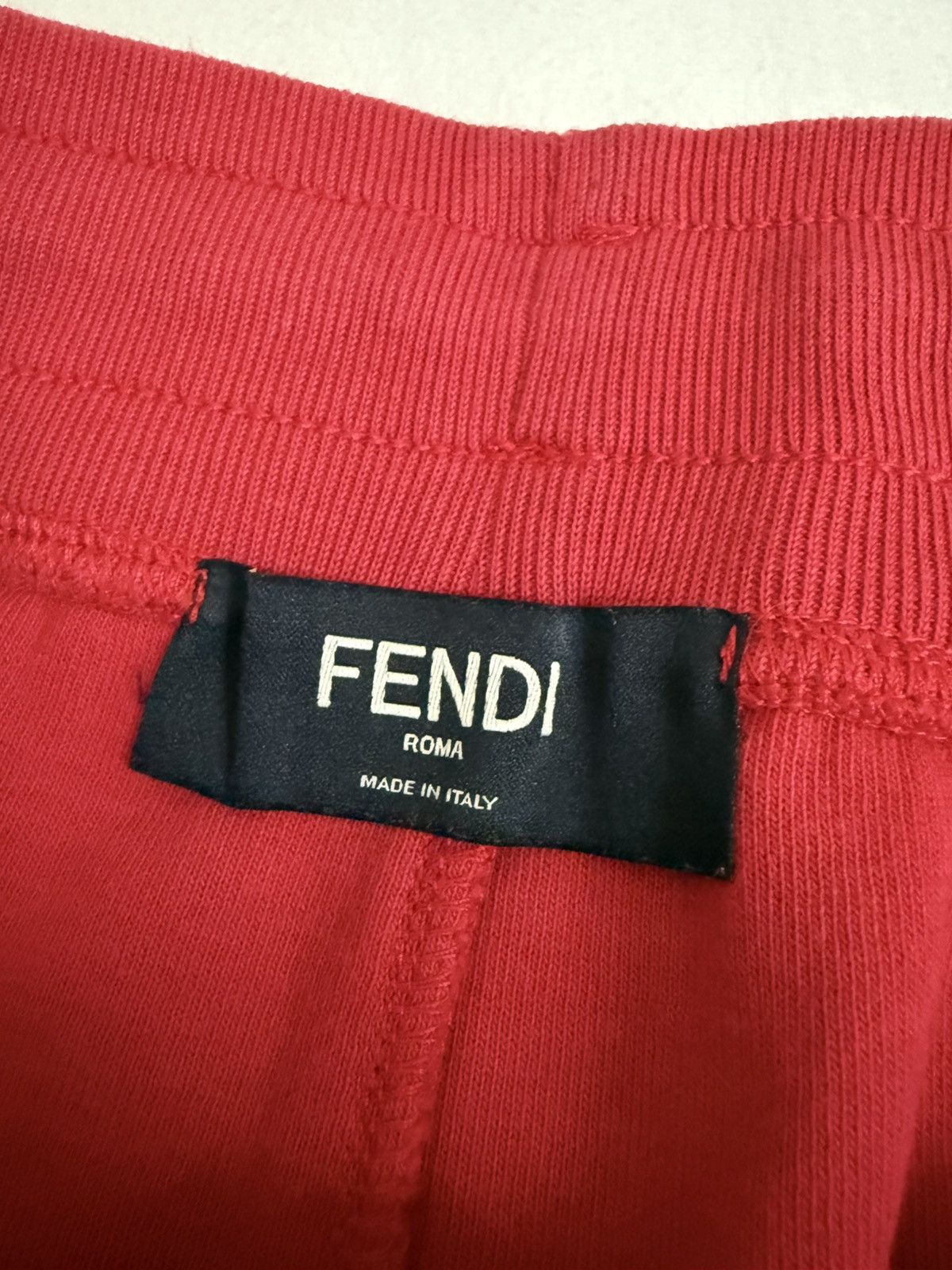 Fendi Fendi Roma Red Jogger Pants — Made in Italy (Size 56) Size US 40 / EU 56 - 3 Thumbnail