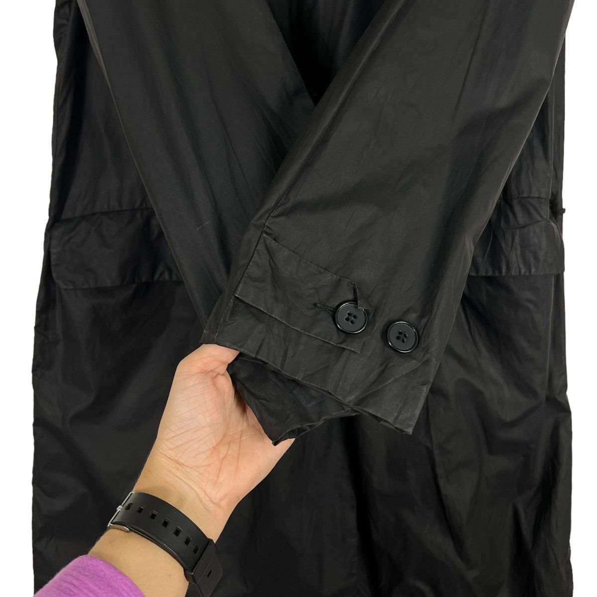 Helmut Lang 🔥 VINTAGE 1998 HELMUT LANG LIGHT LONG COAT MADE IN ITALY Size US S / EU 44-46 / 1 - 13 Thumbnail