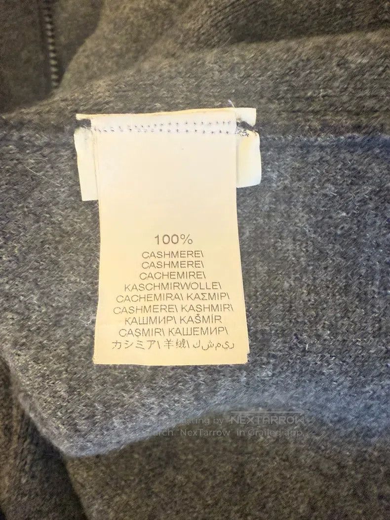 Brunello Cucinelli Brunello Cucinelli Grey 100% Cashmere Fabric Classic Zippe Size M / US 6-8 / IT 42-44 - 6 Thumbnail