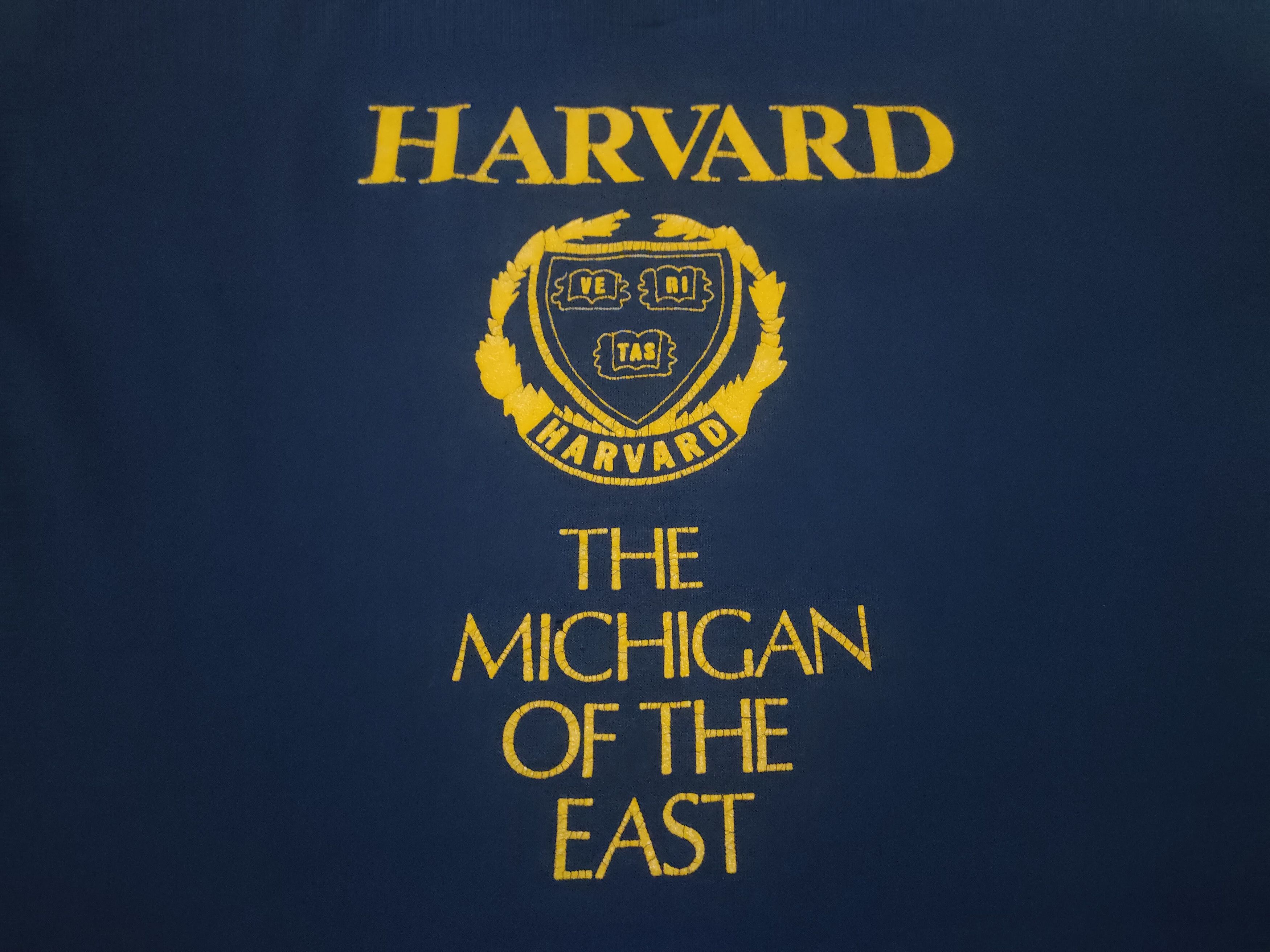 Vintage Vintage Universty Harvard T-Shirt Size US L / EU 52-54 / 3 - 3 Thumbnail