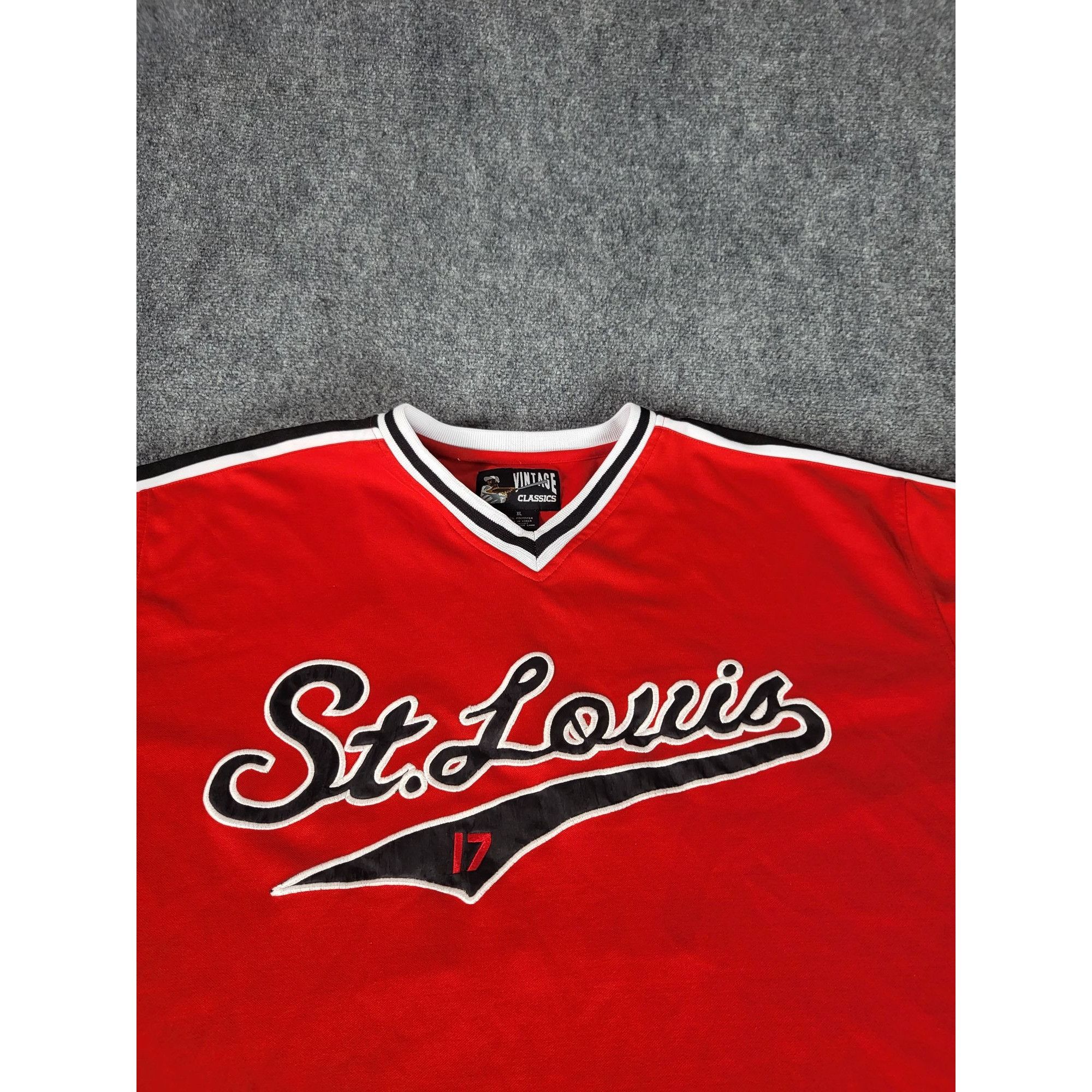 Other St. Louis Stars Negro League Baseball Red Jersey #17 NLBN Me Size US XL / EU 56 / 4 - 3 Thumbnail
