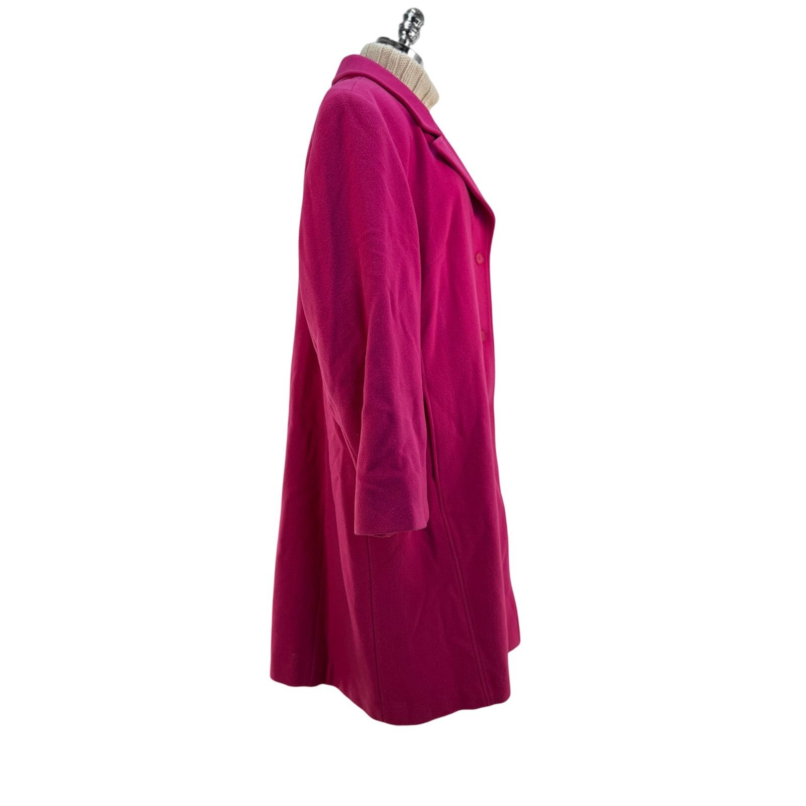 Other Marvin Richards Pink Wool Coat Size 3XL / US 20-22 - 8 Thumbnail