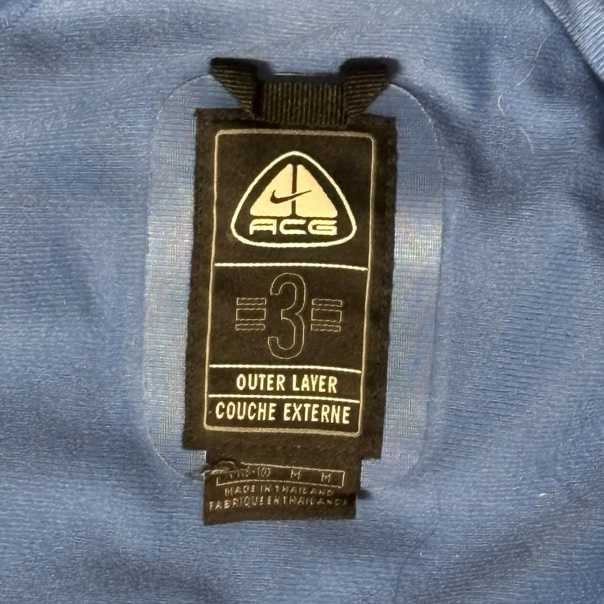 Nike × Nike ACG × Vintage Nike ACG Sky Blue Gore-Tex Jacket Holiday 2003' Size US S / EU 44-46 / 1 - 5 Thumbnail