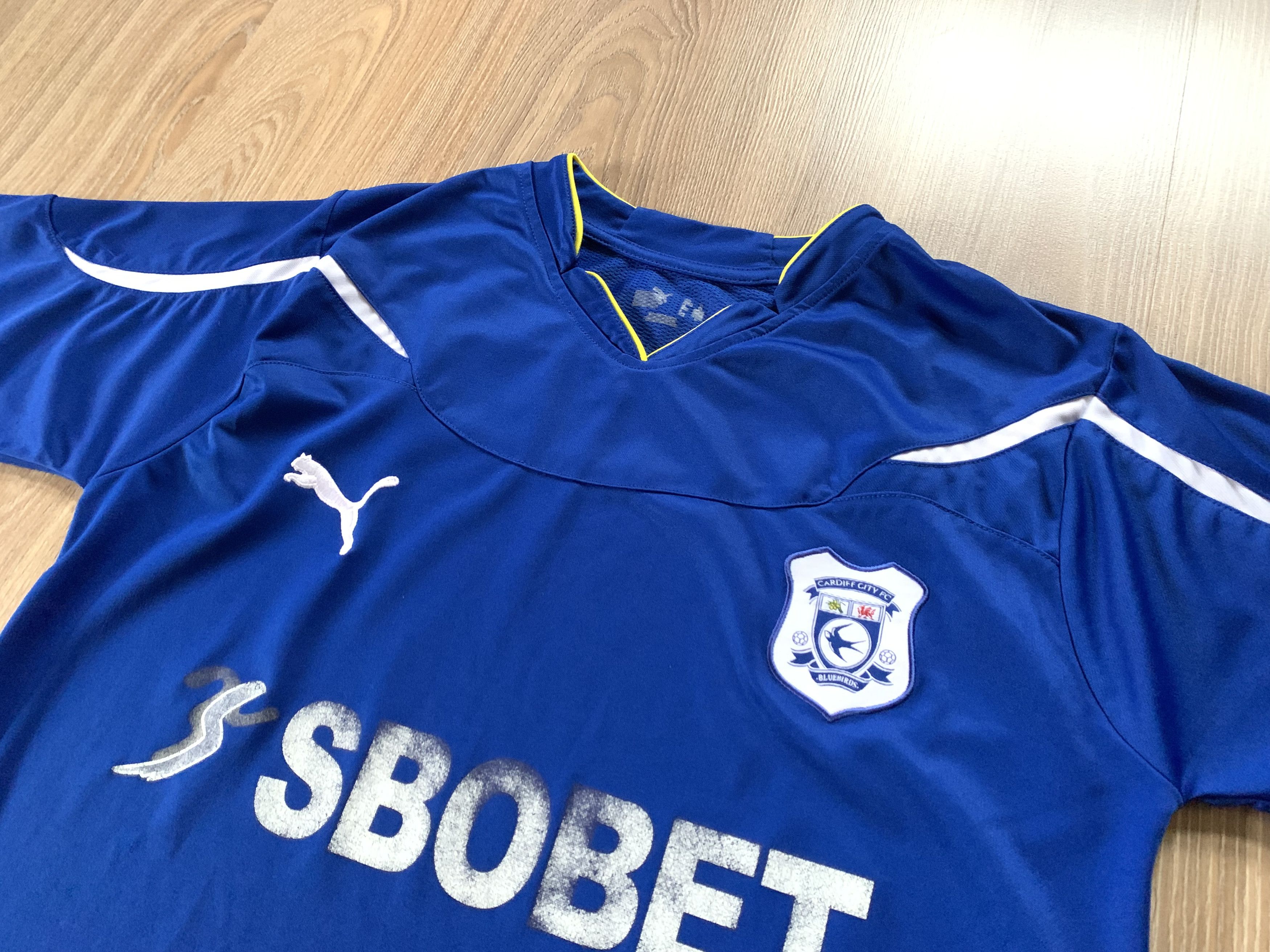 Puma × Vintage Vintage Puma Cardiff Home Shirt 2010-2011 Size US S / EU 44-46 / 1 - 4 Thumbnail