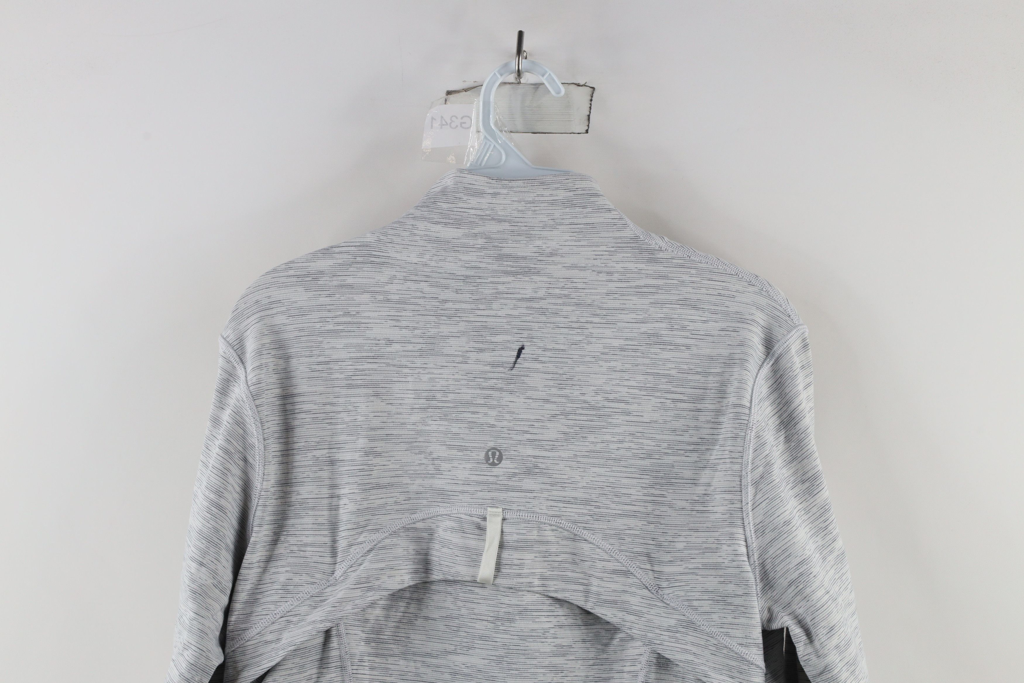 Lululemon × Vintage Lululemon Distressed Yoga Define Full Zip Jacket Gray Size XL / US 12-14 / IT 48-50 - 11 Thumbnail