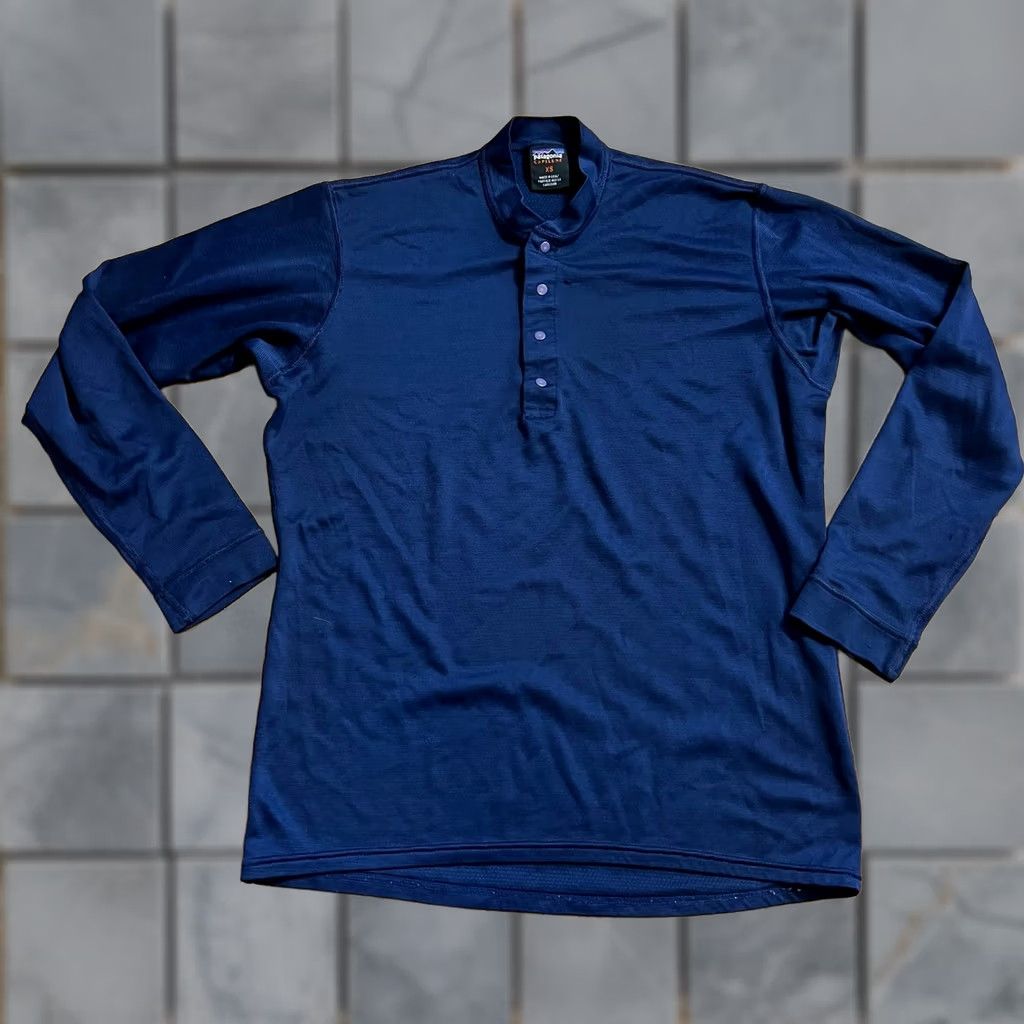 Patagonia Patagonia Shirt Womens XS Blue Capilene Long Sleeve Snap Button Size XS / US 0-2 / IT 36-38 - 1 Thumbnail