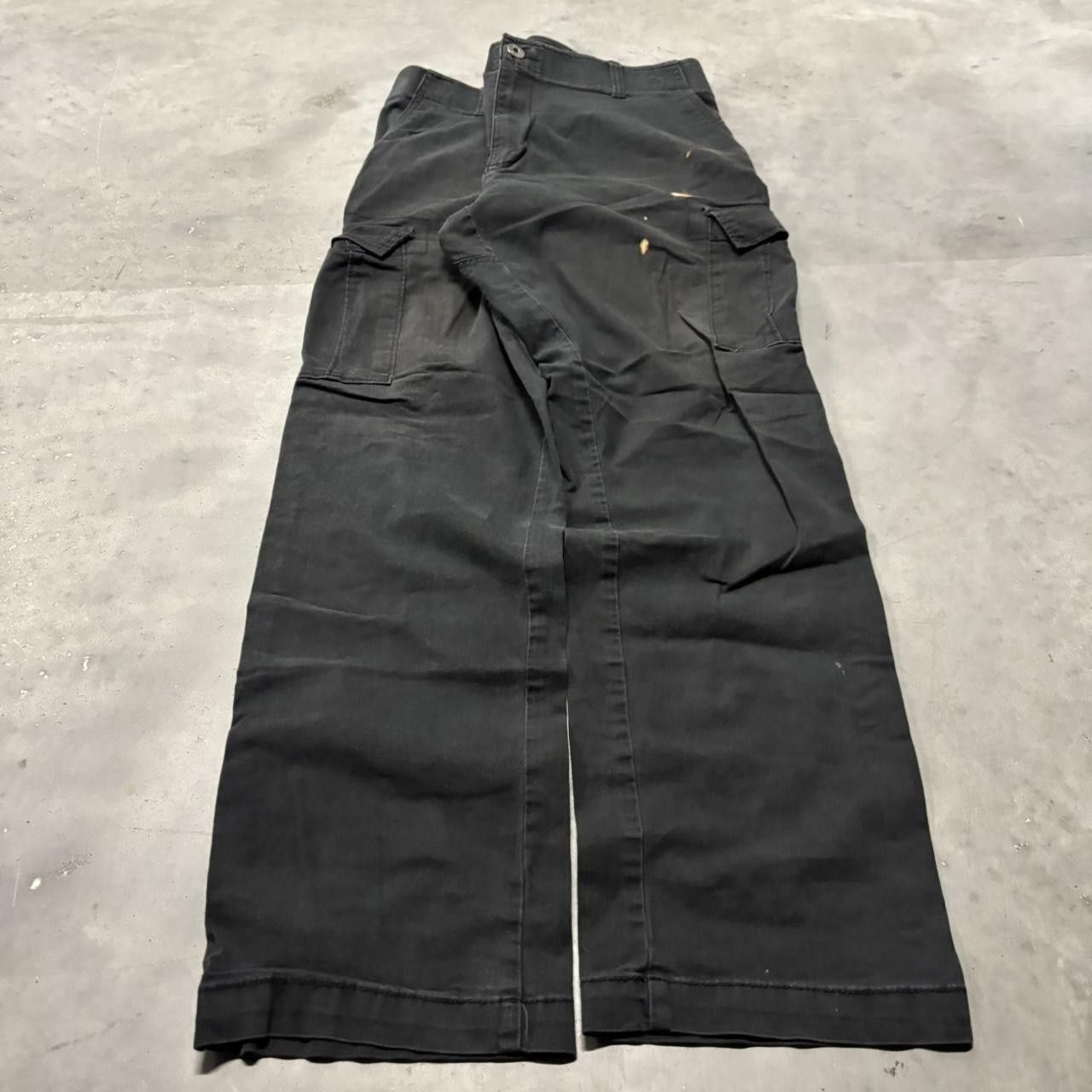 Japanese Brand × Vintage Vintage Y2K Grunge Black Skater Streetwear Cargo Pants! Size US 36 / EU 52 - 3 Thumbnail
