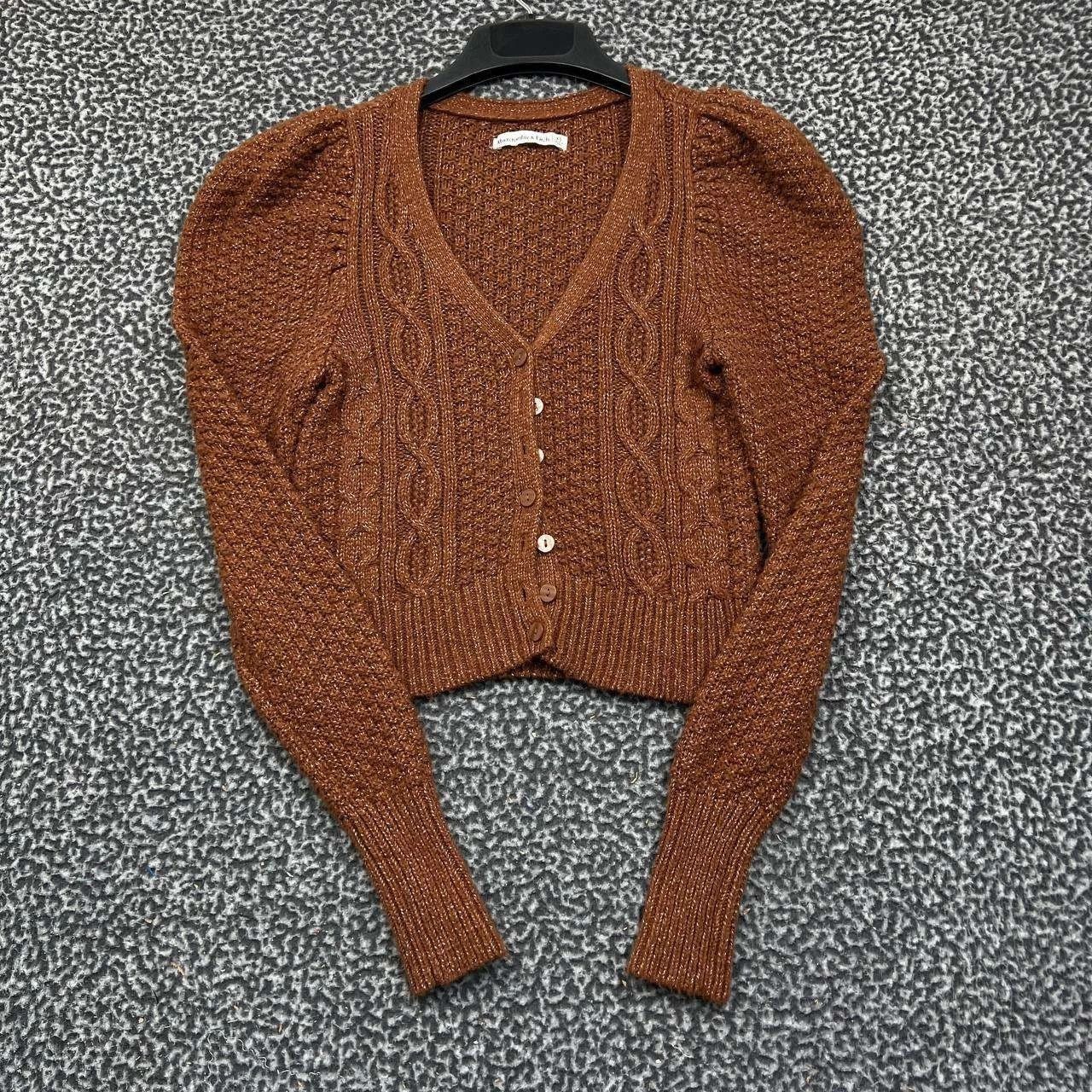 Abercrombie & Fitch Abercrombie & Fitch Sweater Women XS Cable Knit Button Up Size XS / US 0-2 / IT 36-38 - 1 Thumbnail