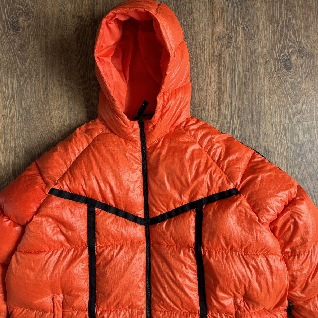 Nike Nike Therma-Fit Down Puffer Jacket Orange Women’s Oversized Size XL / US 12-14 / IT 48-50 - 2 Thumbnail