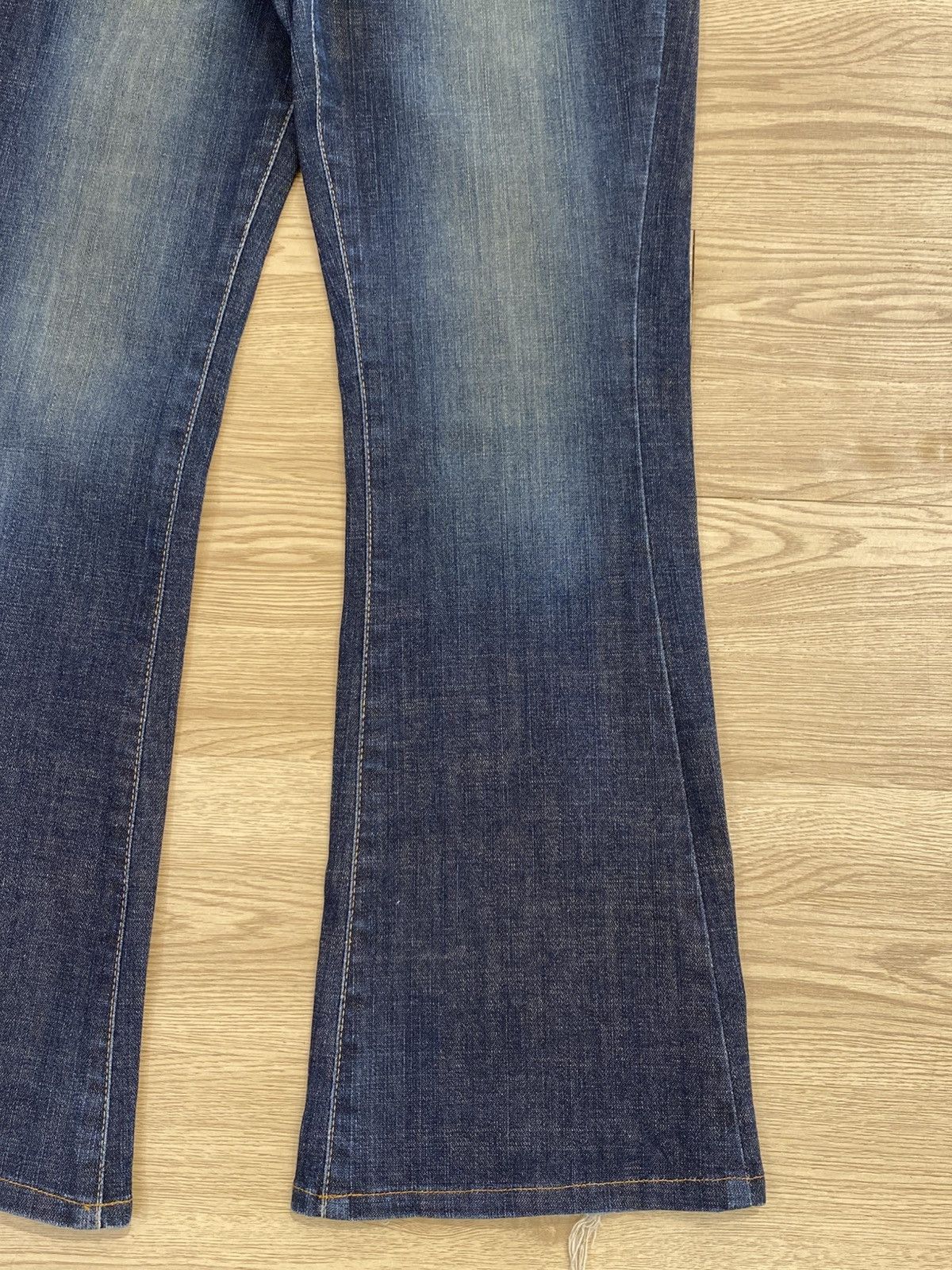 Edwin Miss Edwin Blue Wash Style Flare Jeans Size 26" / US 2 / IT 38 - 8 Thumbnail