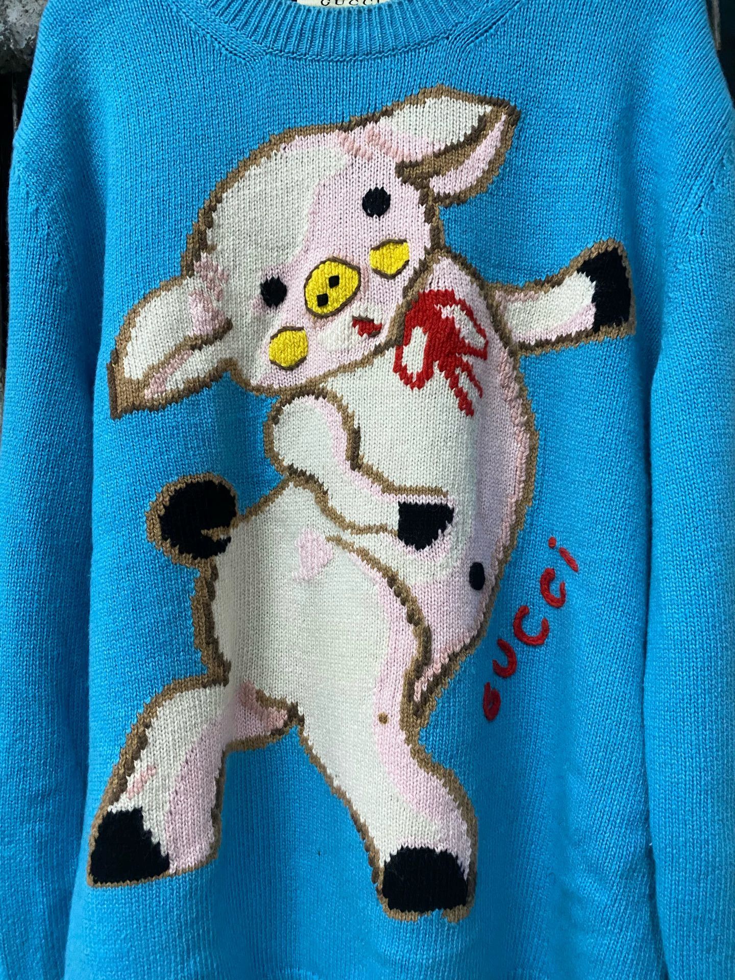 Gucci Gucci Pig Sweater L Near New Size L / US 10 / IT 46 - 4 Thumbnail
