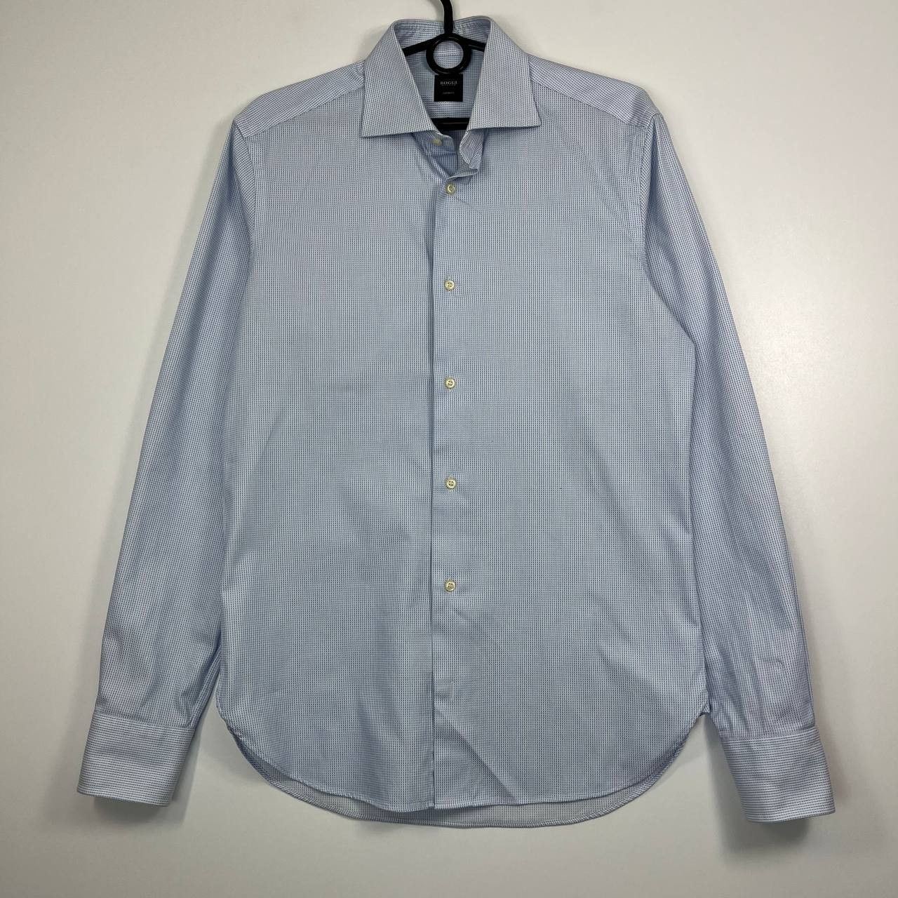Boggi Boggi Milano Custom Fit Shirt Blue Mens Size M Size US M / EU 48-50 / 2 - 1 Thumbnail