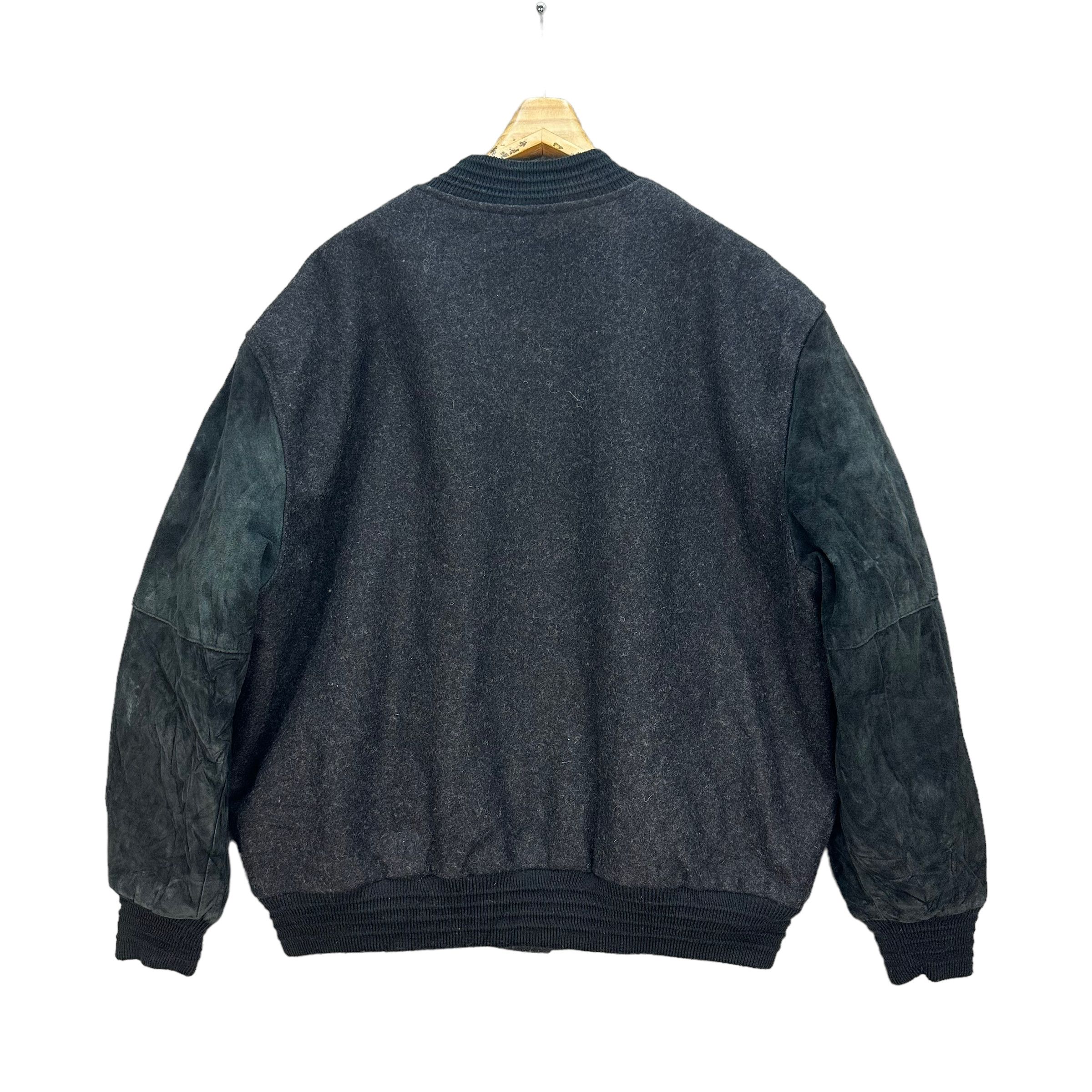 Vintage INTERNATIONAL TRUCKS IVECO SUEDE WOOL VARSITY #7833-181 Size US XXL / EU 58 / 5 - 10 Thumbnail