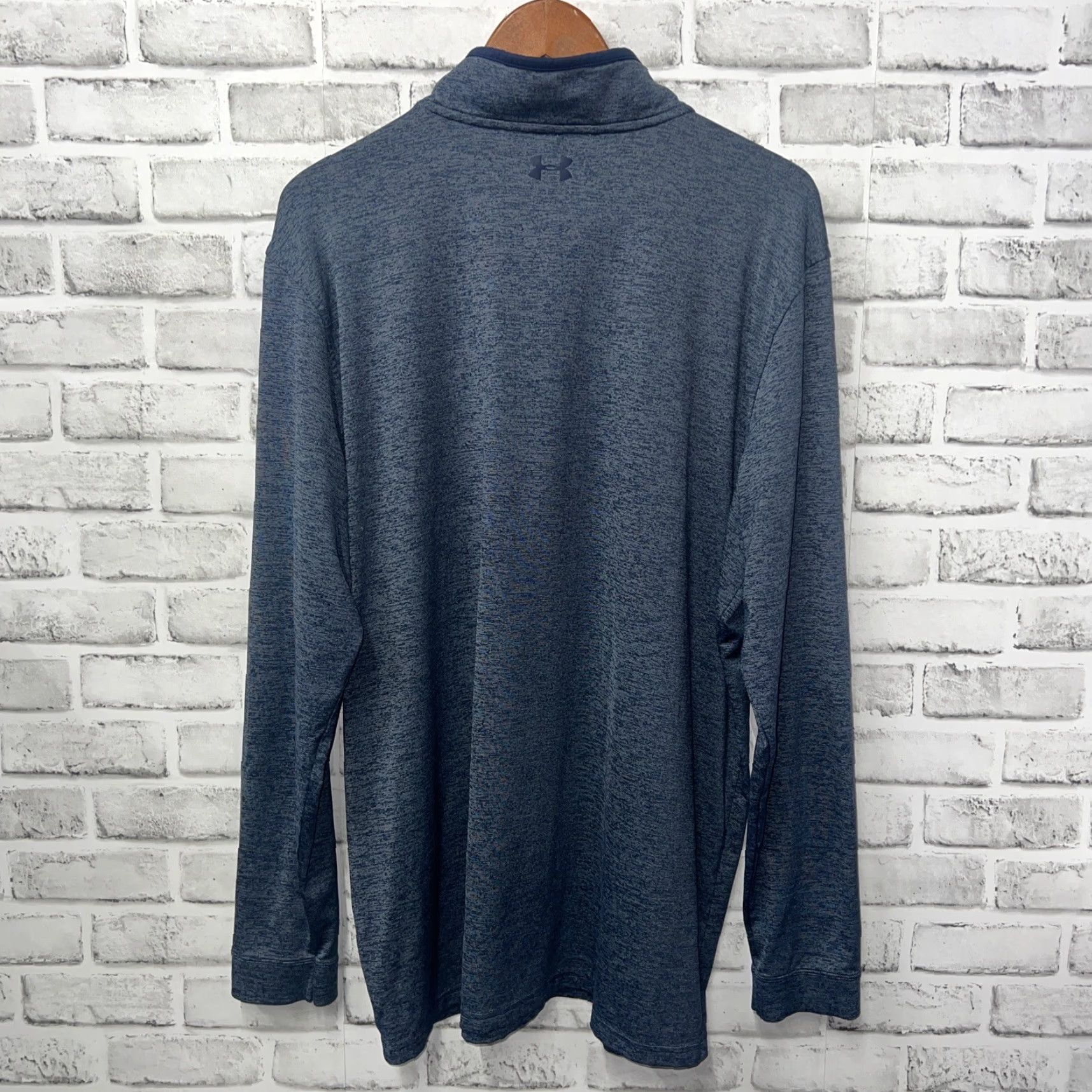 Under Armour Under Armour Pullover Shirt 2XL Mens Blue Half Zip Pullover Activewear Regular Size Size US XXL / EU 58 / 5 - 4 Thumbnail