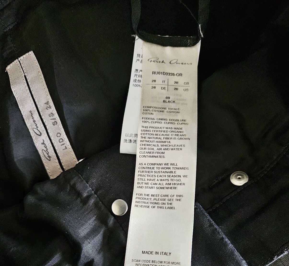Rick Owens Rick Owens Mainline Men's Flare Trousers Size US 28 / EU 44 - 3 Thumbnail