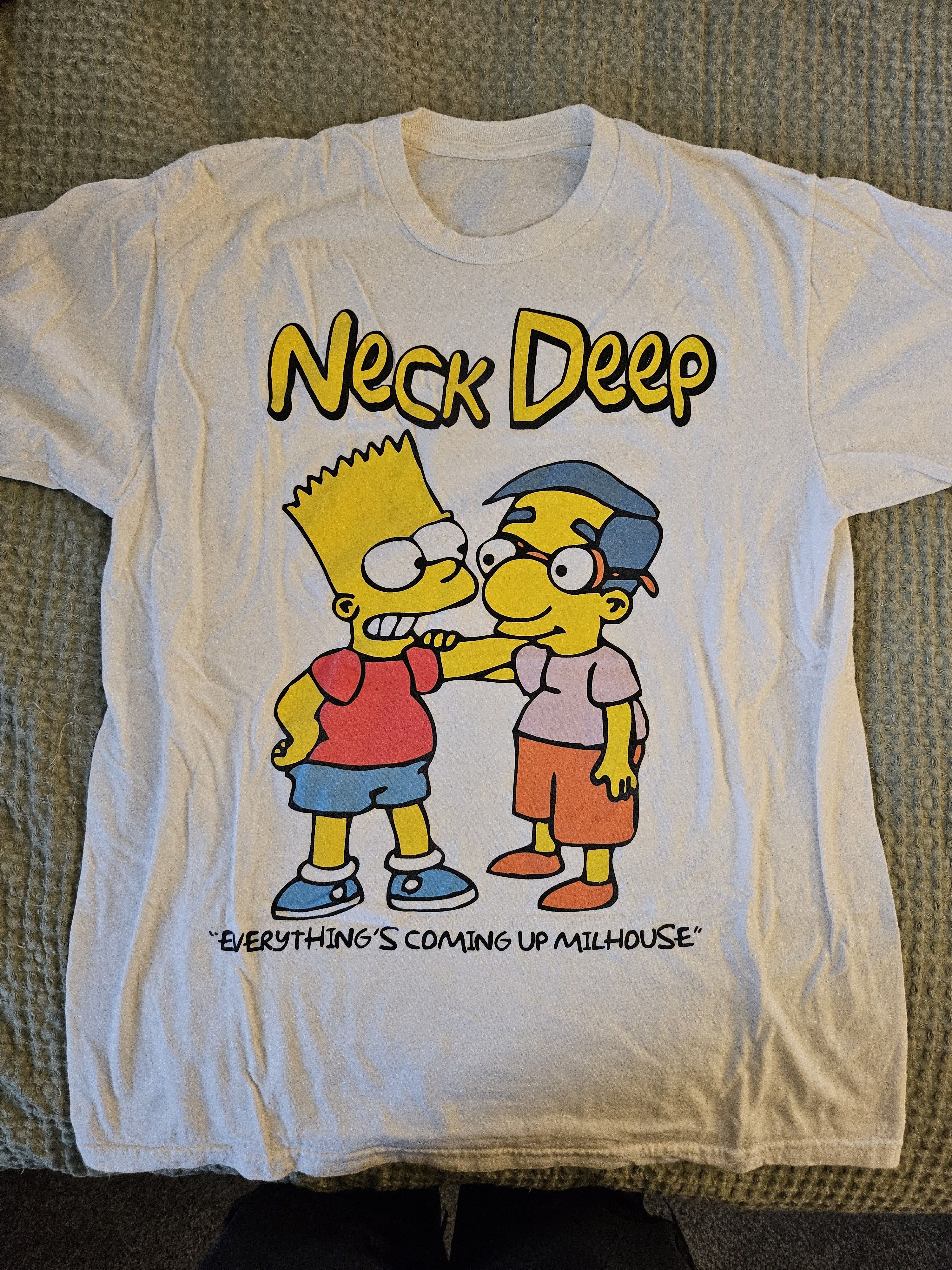 Band Tees Neck Deep Simpsons Shirt Size US XL / EU 56 / 4 - 1 Thumbnail