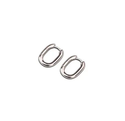 Sterling Silver Sterling Silver Chainlink Earrings Size ONE SIZE - 1 Thumbnail