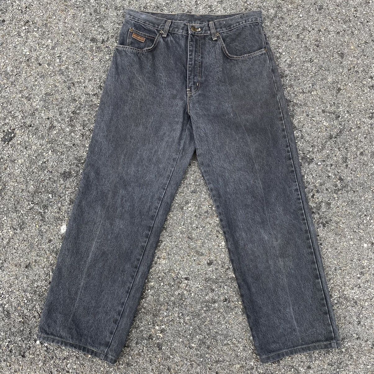 Yves Saint Laurent Yves Saint Laurent Pour Homme YSL Dark Grey Denim Pants Size US 32 / EU 48 - 1 Thumbnail