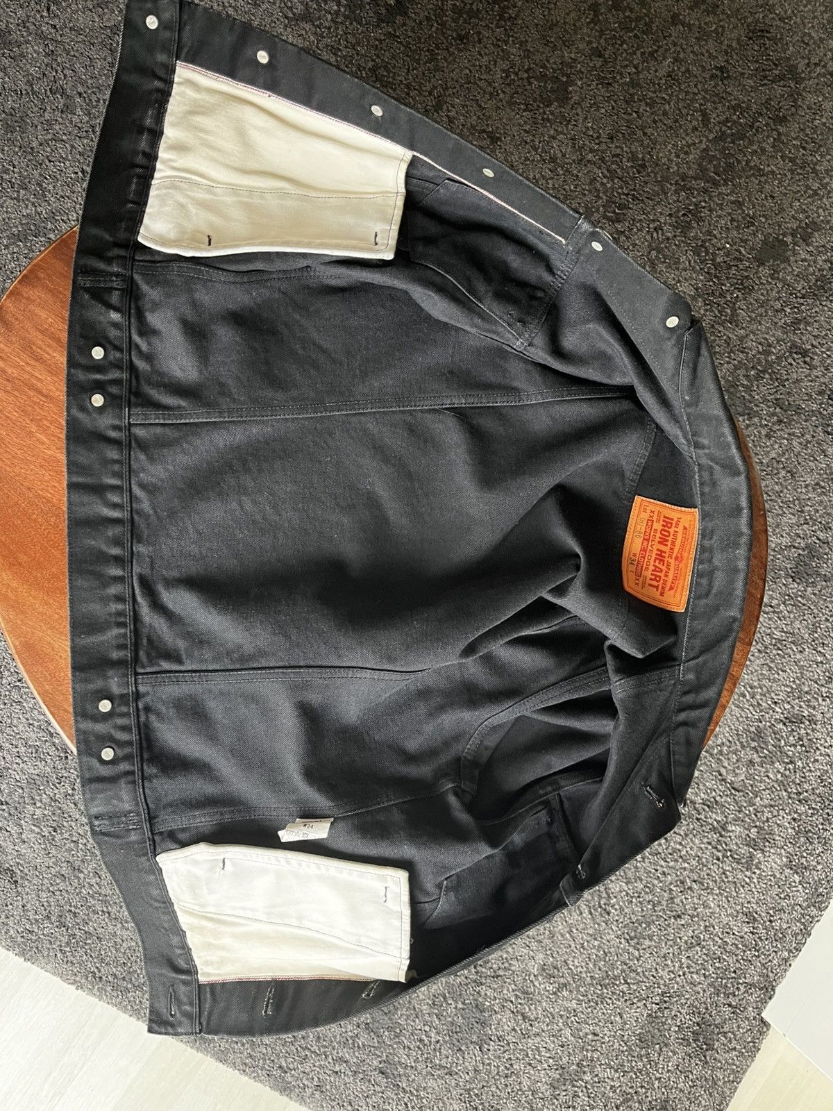Iron Heart Iron Heart IHJ-86-BLK type 3 denim jacket Size US XS / EU 42 / 0 - 5 Thumbnail