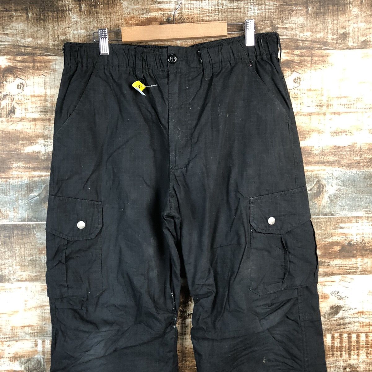 Japanese Brand DL Japanese Brand Dark Blue Cargo Multipocket Pants #C642 Size US 31 - 4 Thumbnail
