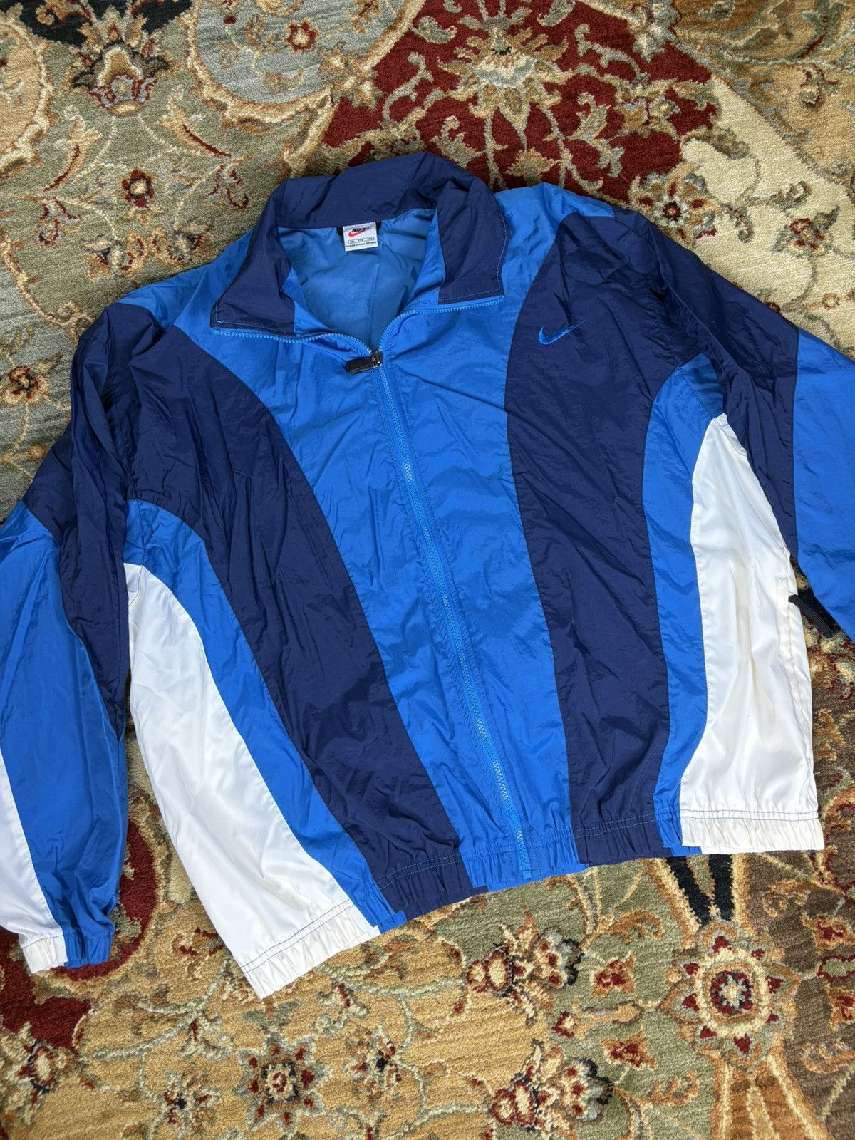 Vintage 90s Embroidered Nike Windbreaker