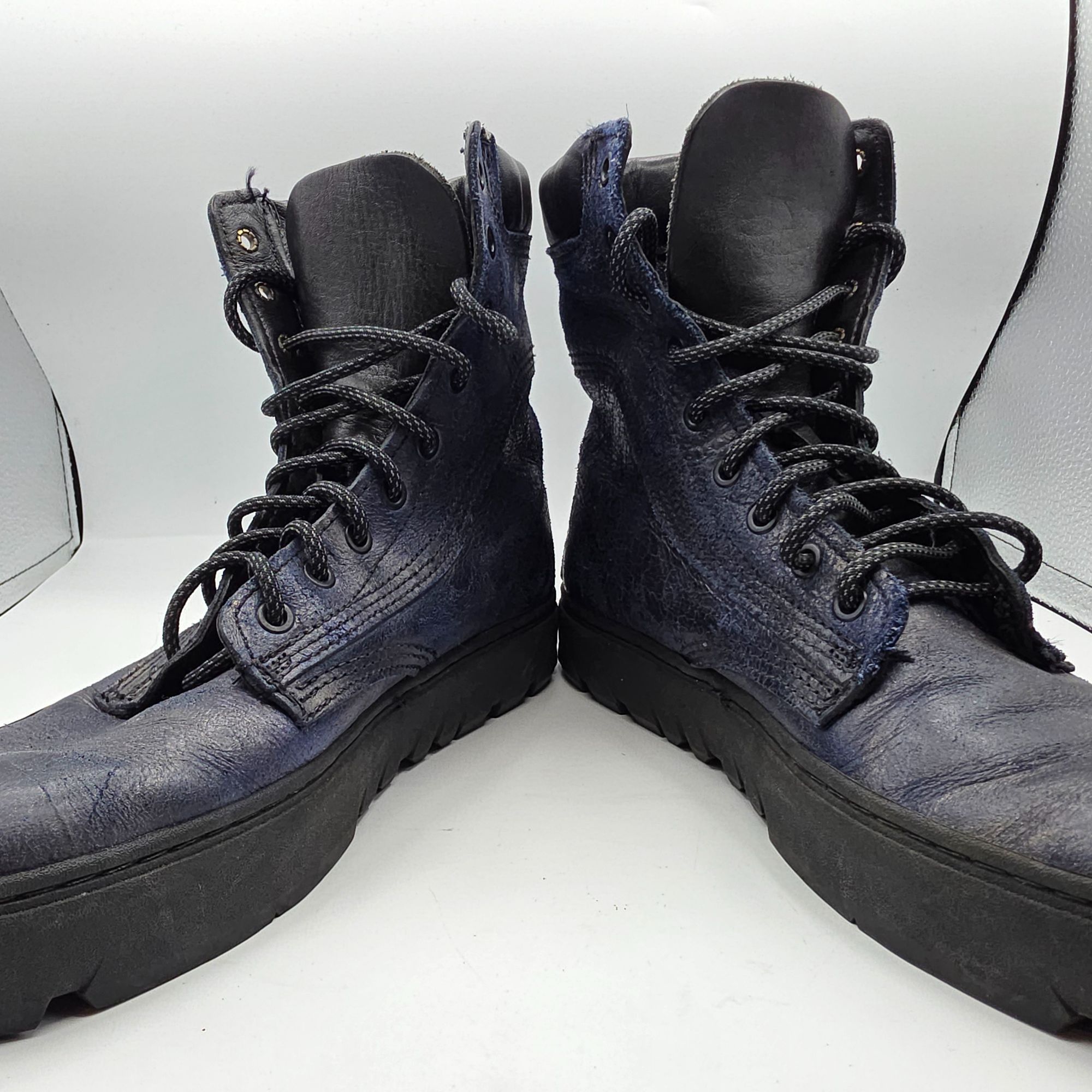 Wolverine Wolverine 1000 Mile Mens Size 8 Blue Leather Lace Up Boots C Size US 8 / EU 41 - 2 Thumbnail
