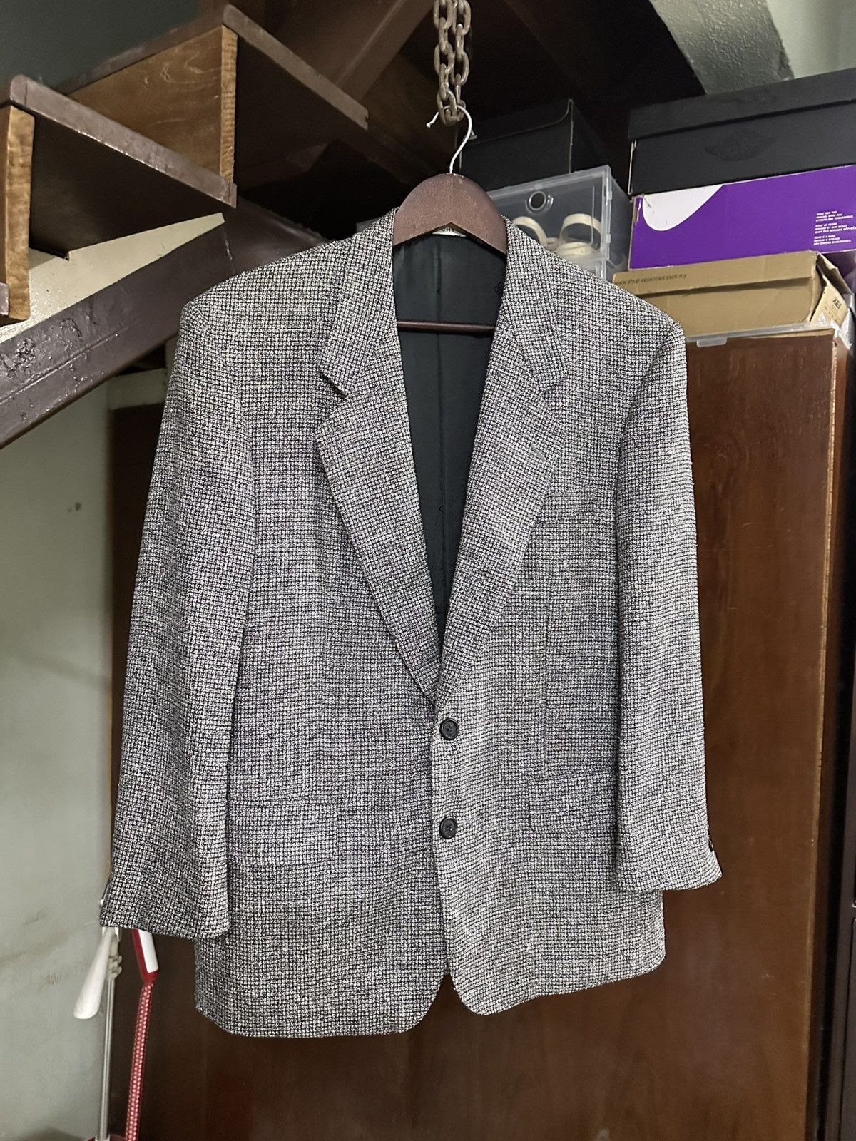 Givenchy 👹Givenchy Monsieur Wool Blazer Jacket Size US S / EU 44-46 / 1 - 3 Thumbnail