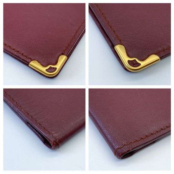 Cartier Cartier Bi-fold Leather Bordeaux Long Wallet Size ONE SIZE - 5 Thumbnail