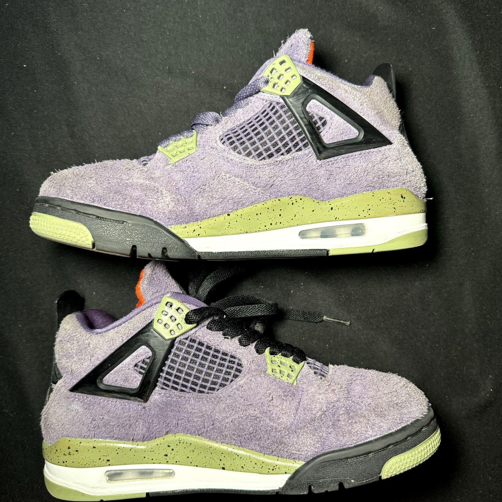 Jordan Brand × Nike Size 7 - Wmns Air Jordan 4 Retro Canyon Purple Women's Shoes Size US 7 / IT 37 - 3 Thumbnail