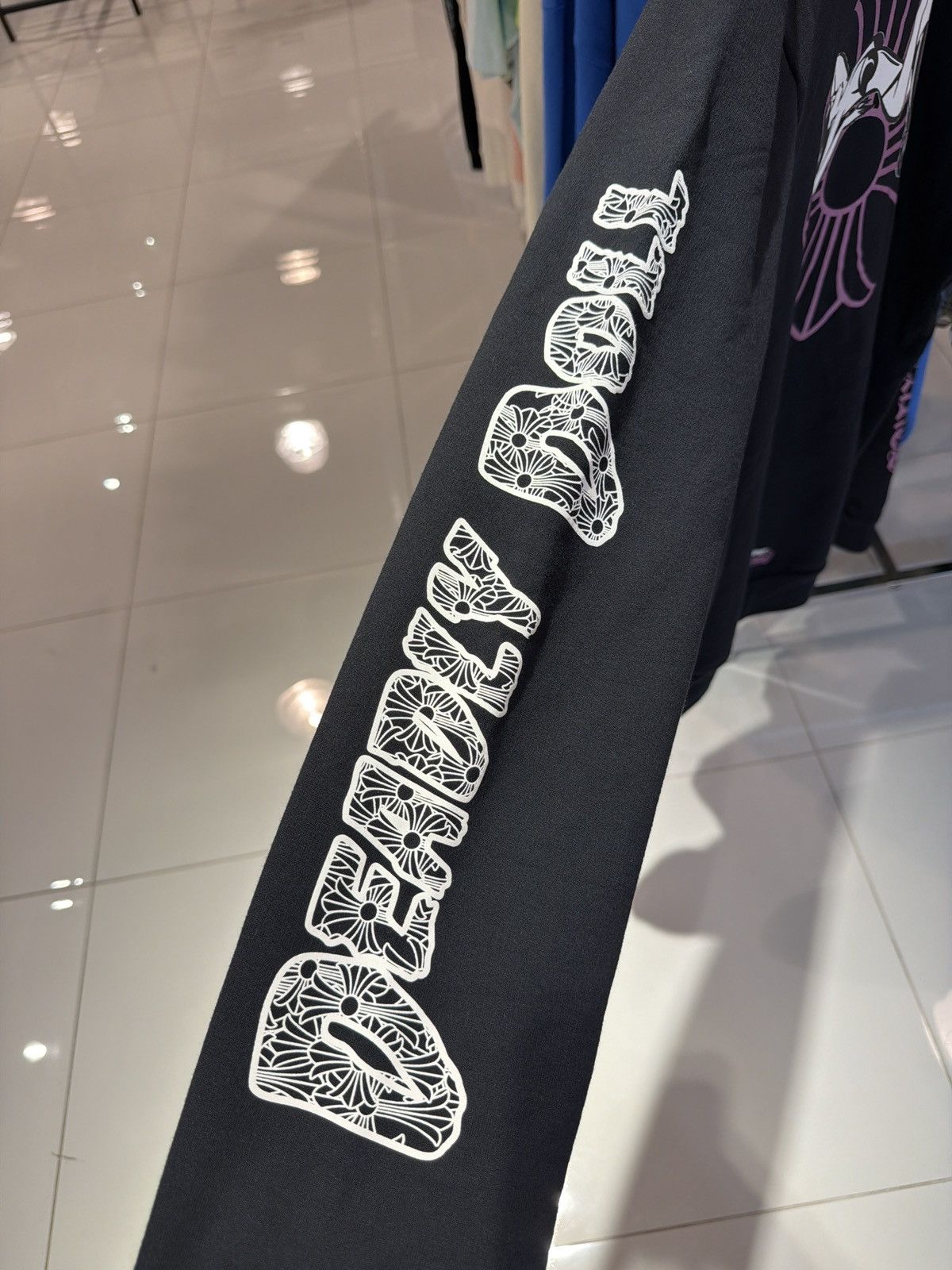 Chrome Hearts × Deadly Doll Chrome Hearts Deadly Doll Black Hoodie Size US XL / EU 56 / 4 - 3 Thumbnail