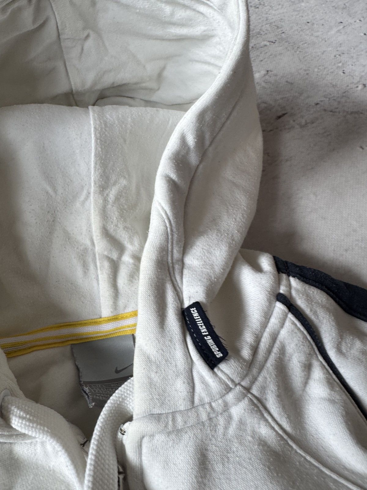 Nike × Vintage NIKE VINTAGE 00s y2k OVERSIZE BAGGY ZIP HOODIE CENTER LOGO Size US L / EU 52-54 / 3 - 7 Thumbnail
