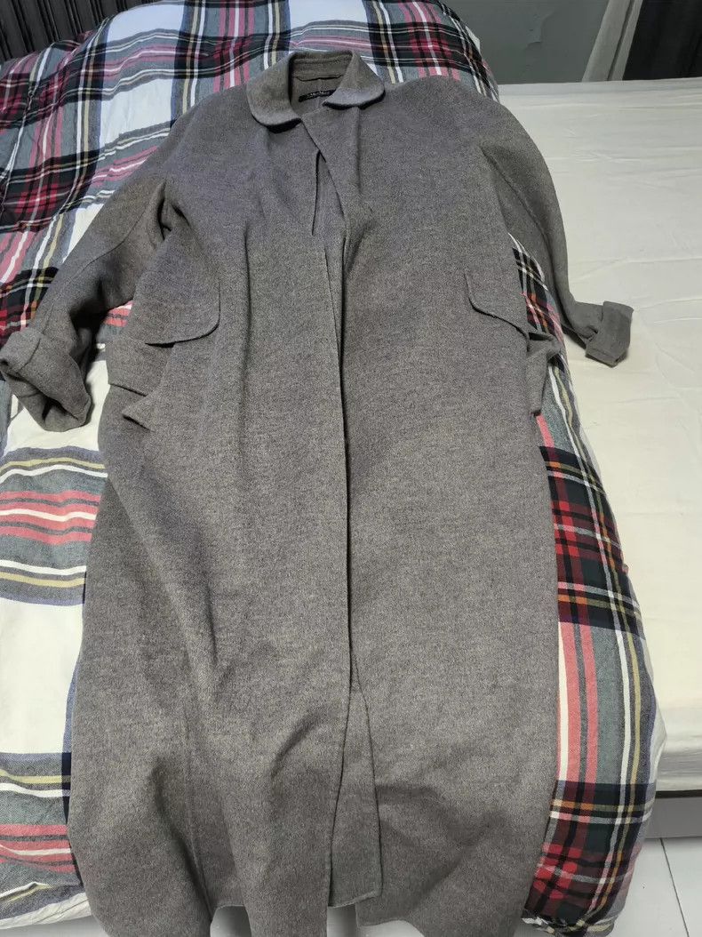 Max Mara Camel Long Wool Thin Coat