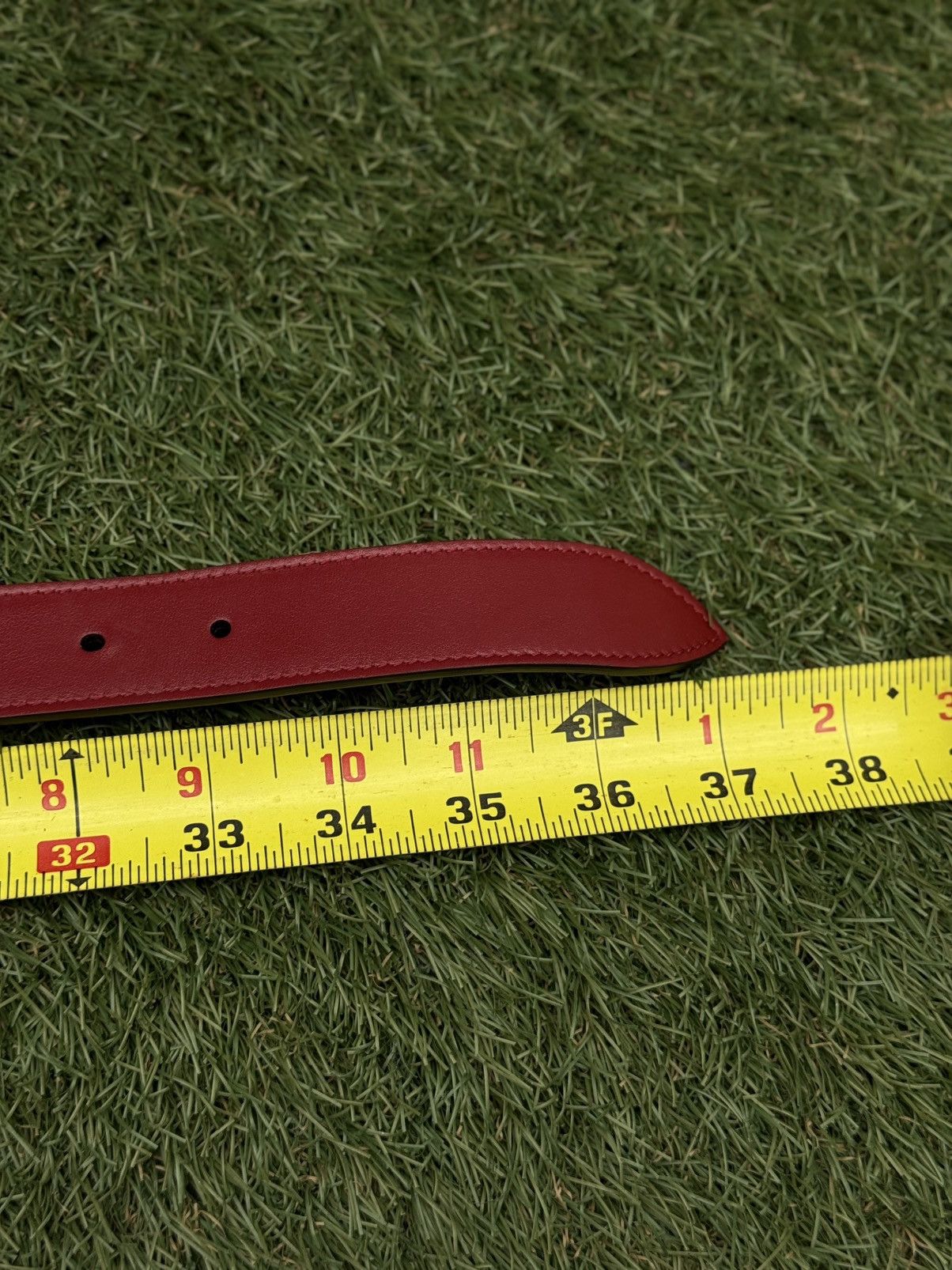 Gucci Gucci Red Belt Women’s Size 80/32 Pre Owned 🧼 Size ONE SIZE - 11 Thumbnail