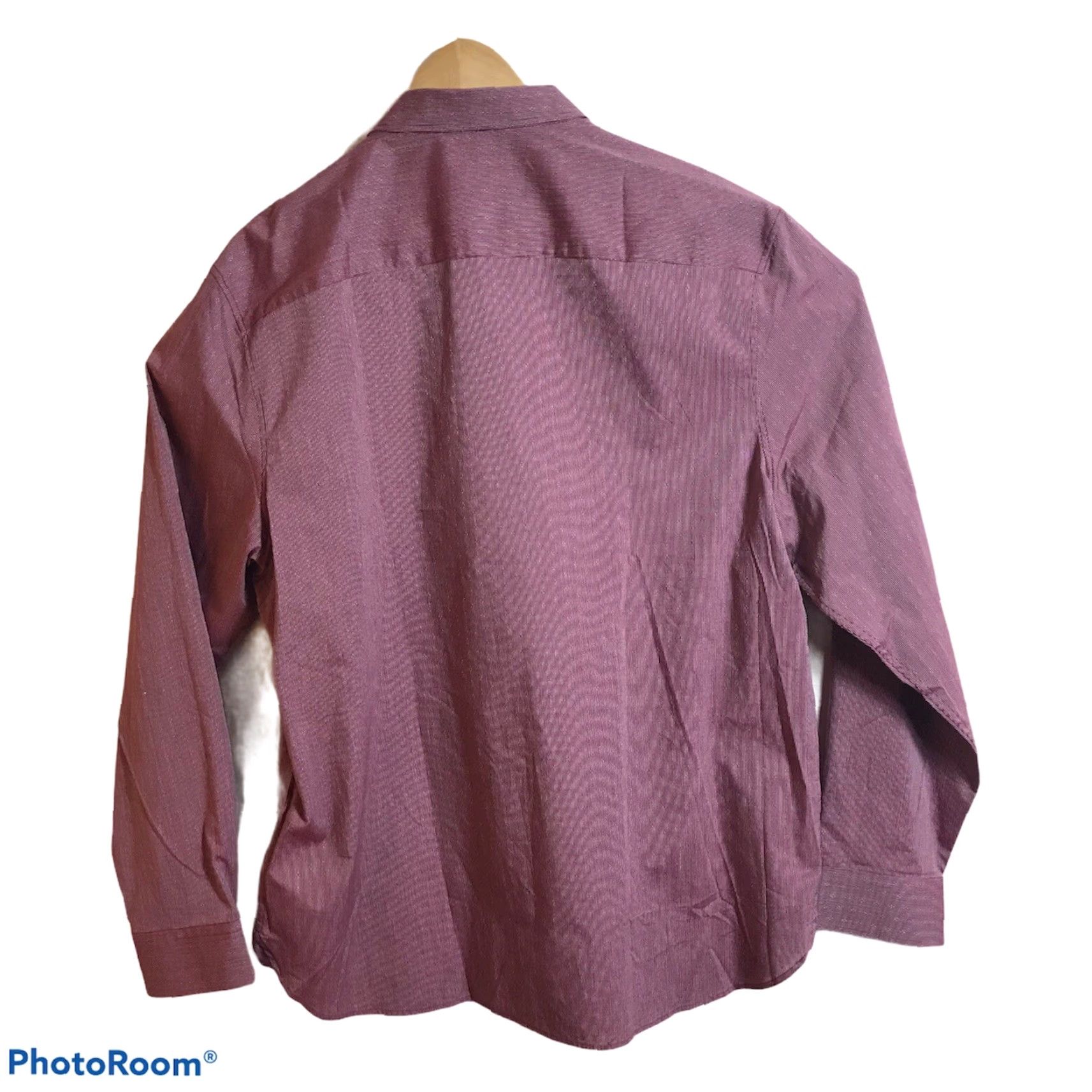 Calvin Klein Calvin Klein Shirt Men XL Long Sleeve Button-Up Red Stripe Deep Lava New Size US XL / EU 56 / 4 - 5 Thumbnail