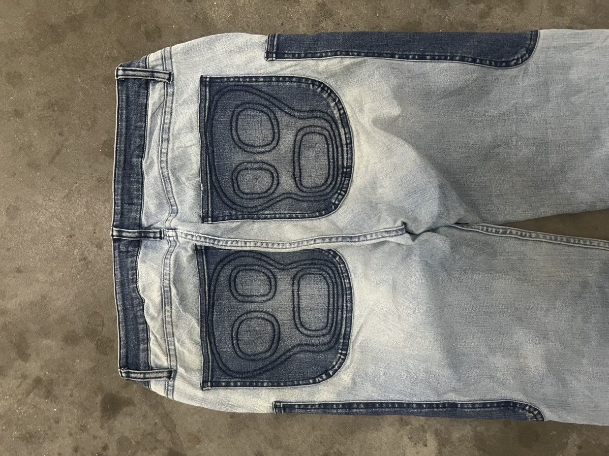 Designer × Issey Miyake TSUMORI CHISATO DOUBLE POCKET DISTRESSED DENIM PANT Size US 28 / EU 44 - 10 Thumbnail