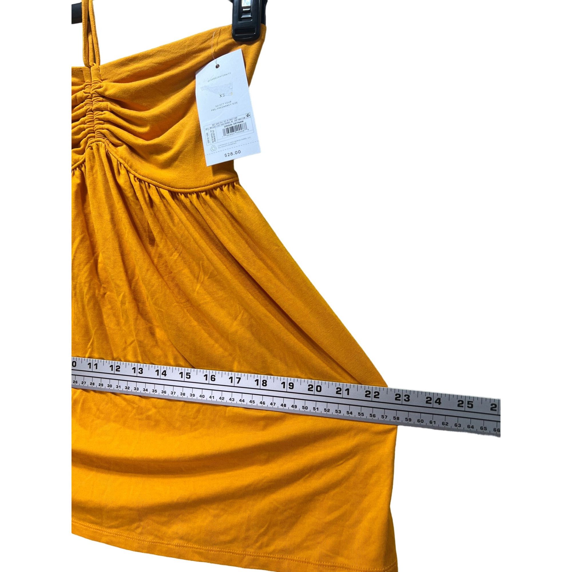 Other Isabel Maternity - Babydoll Maternity Tank Top - Orange - Sm Size S / US 4 / IT 40 - 6 Thumbnail