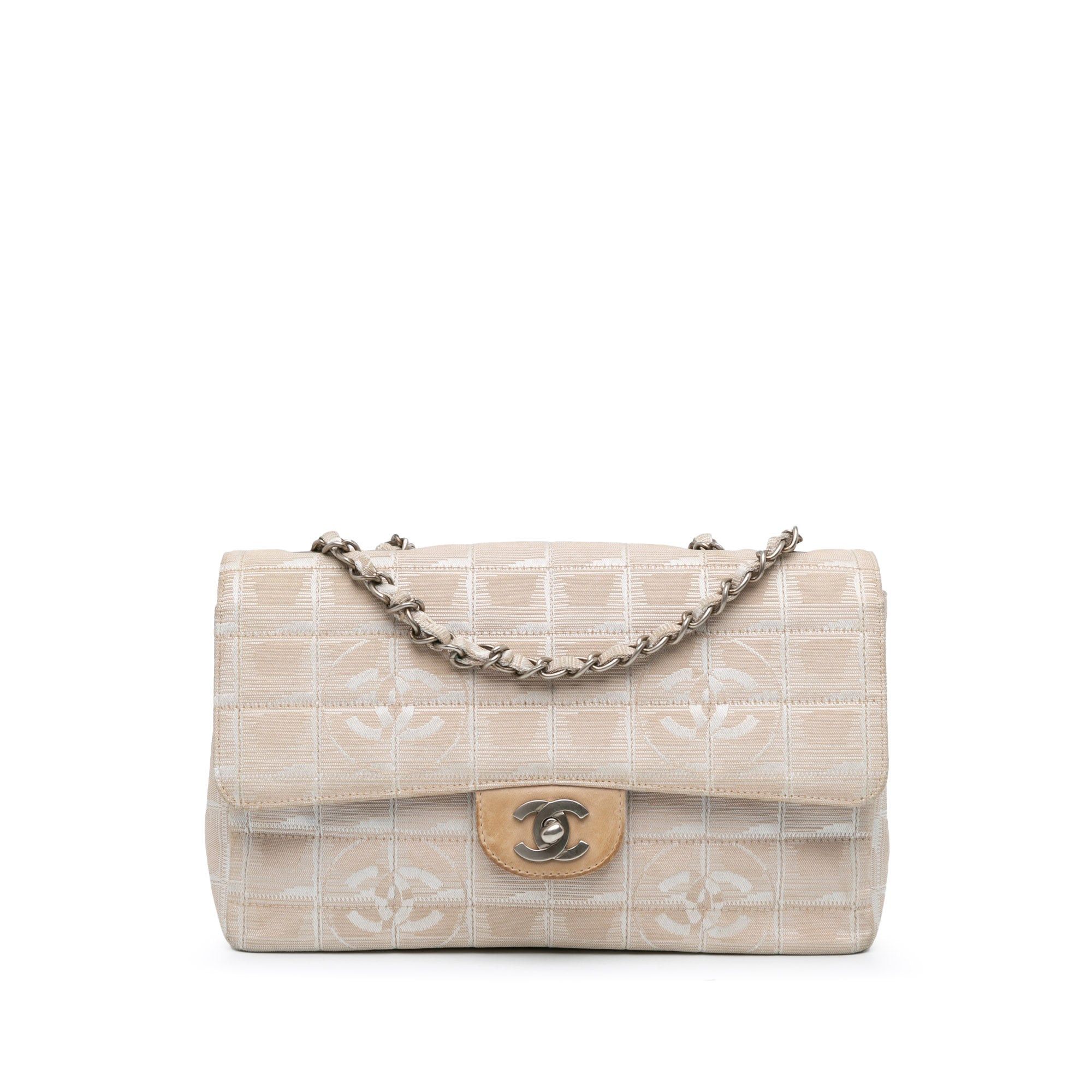Chanel Chanel Medium New Travel Line Nylon Single Flap Brown Size ONE SIZE - 1 Thumbnail