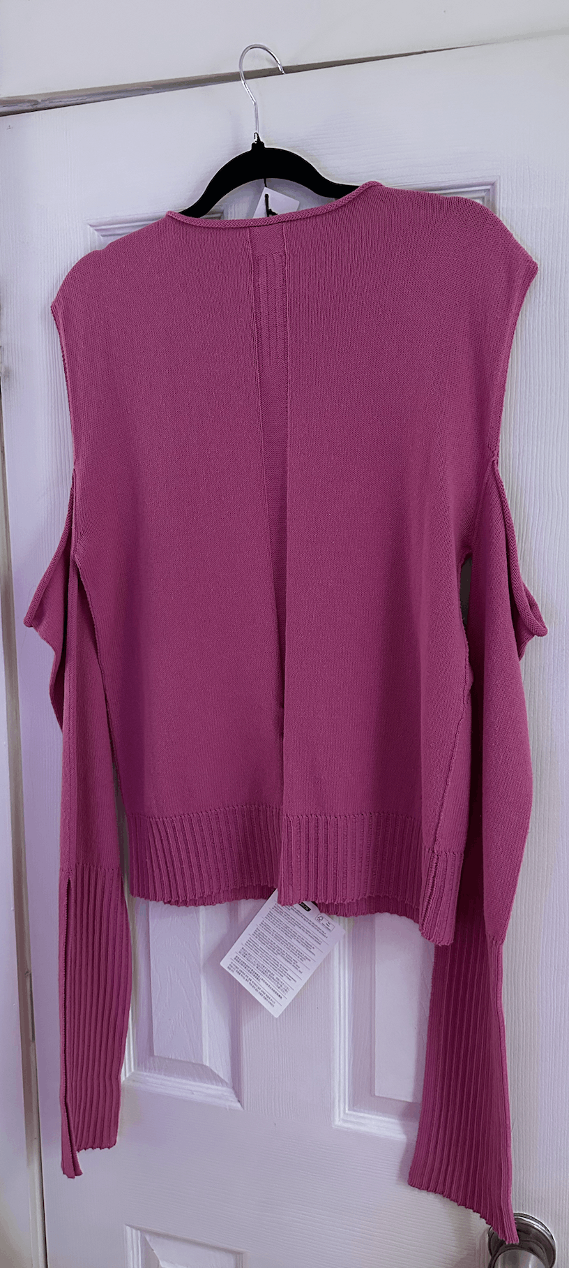Rick Owens Rick Owens Edfu Hot Pink Cape Sleeve Knit Top Size L / US 10 / IT 46 - 3 Thumbnail