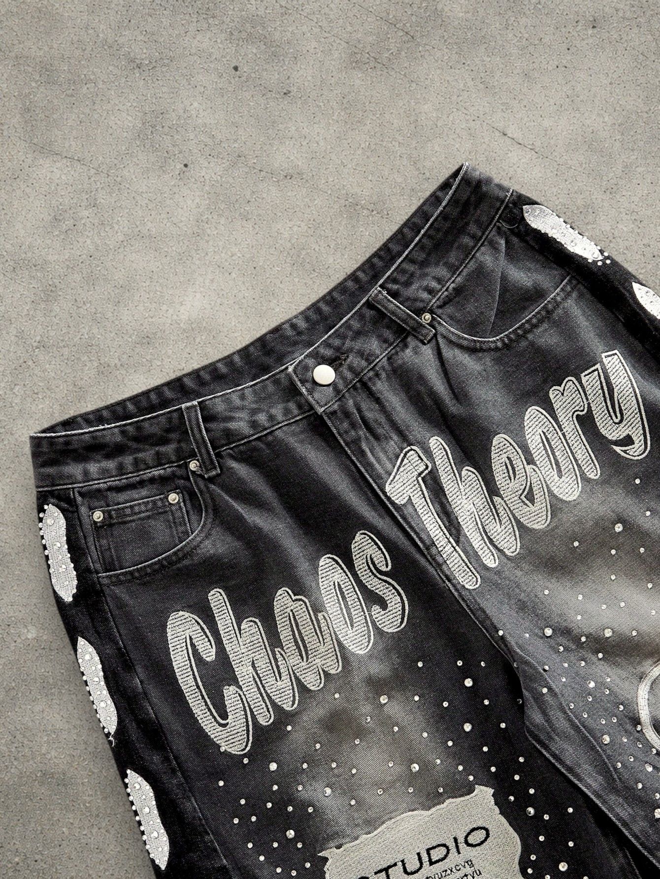 Vintage Diamonds washed shorts Size US 32 / EU 48 - 4 Thumbnail